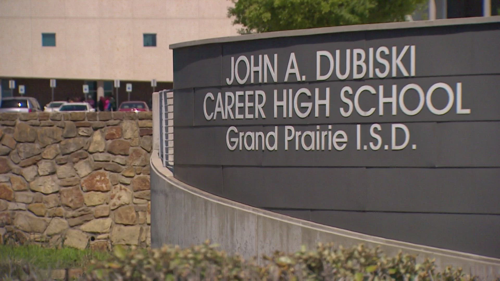 The video shows students using sticky notes to spell out a racial slur before saying it aloud in class.