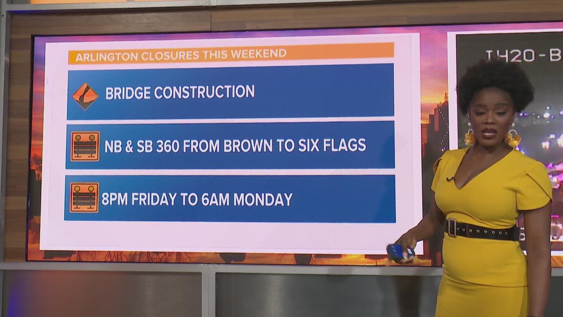 North Texas road closures this weekend What you need to know