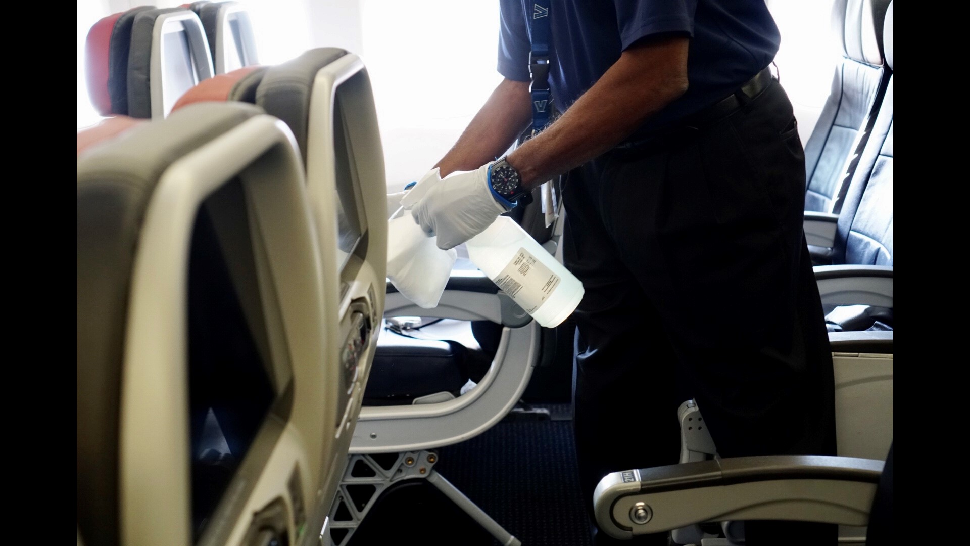 PHOTOS COVID19 protocols and procedures for DFW Airport, American