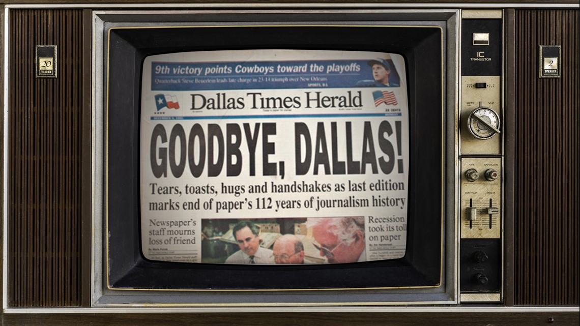 Dallas Times Herald ended 30 years ago today