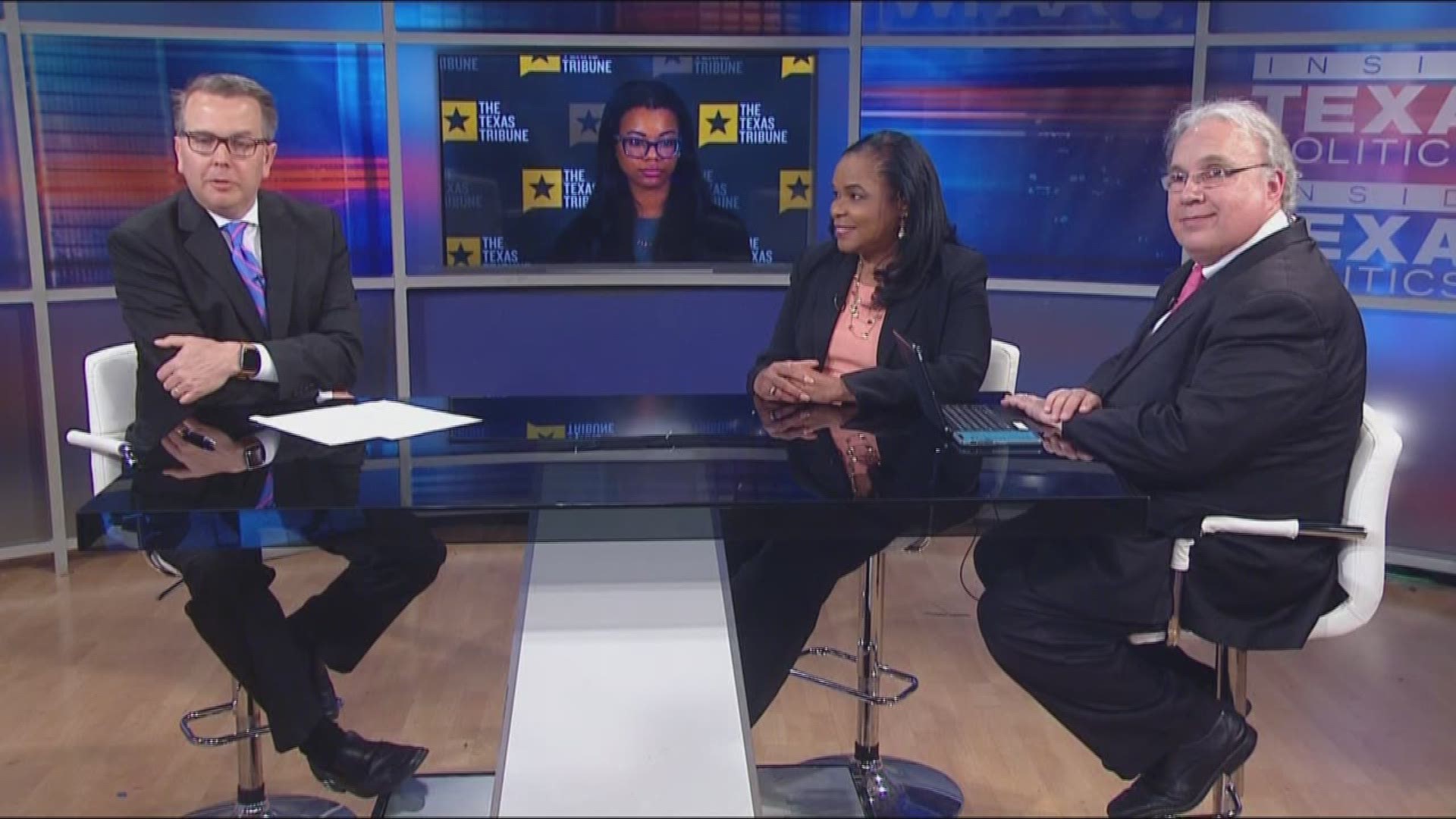 Reporters Roundtable puts the headlines in perspective each week. Host Jason, Bud and Alex returned along with Berna Dean Steptoe, WFAA's political producer. They examined why Republicans are having a difficult time finding cities willing to host the 2020