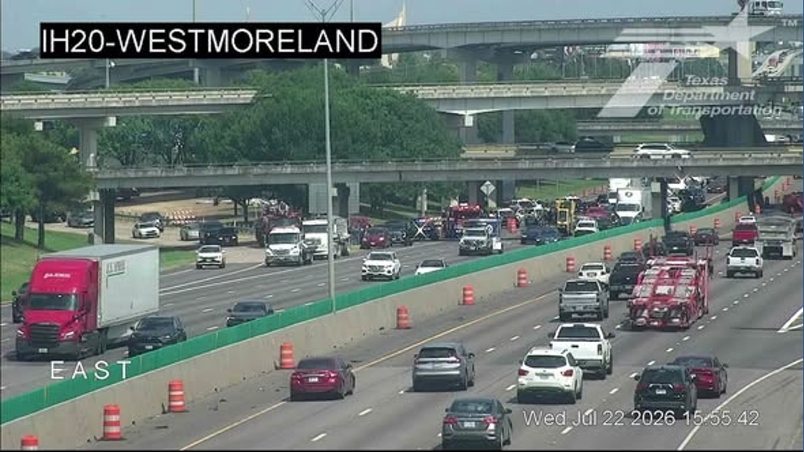 Deadly crash on Westbound I-20 near Westmoreland closes two lanes Deadly crash on Westbound I-20 near Westmoreland closes two lanes