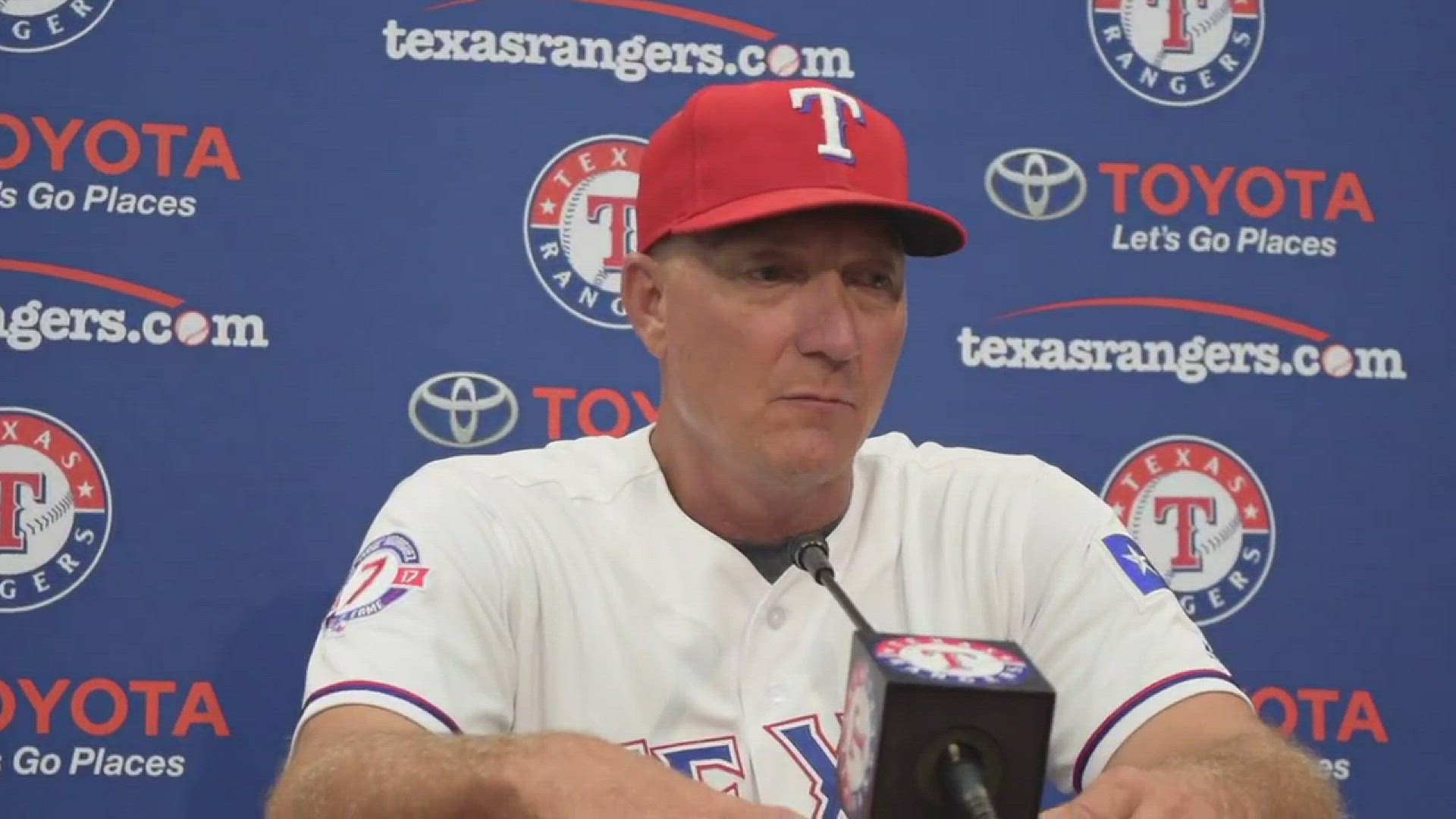 Jeff Banister discusses the importance of seeing Adrian Beltre get his 3,000th hit.