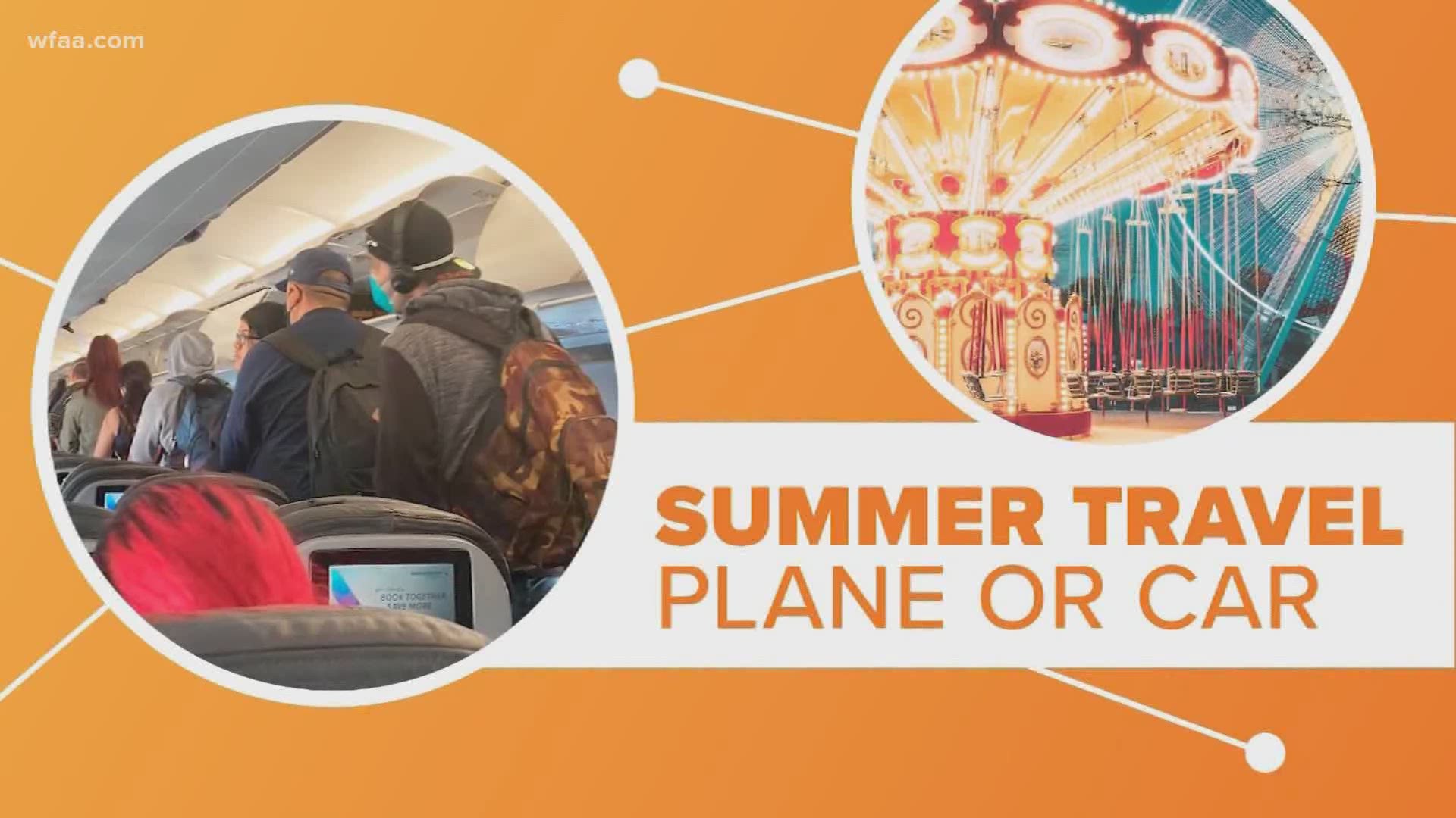 We take a look at whether it's safer to travel by car or plane for summer vacation during the COVID-19 pandemic.