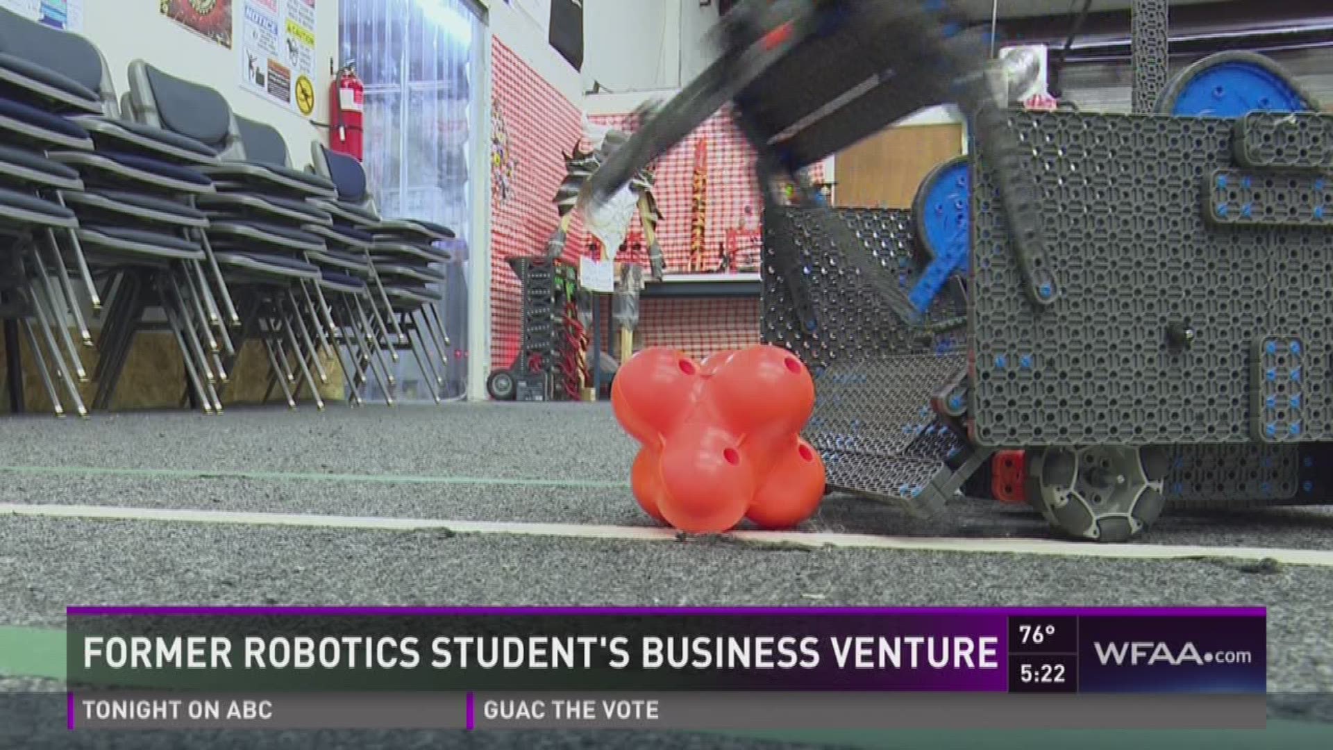 Former robotics student's business venture