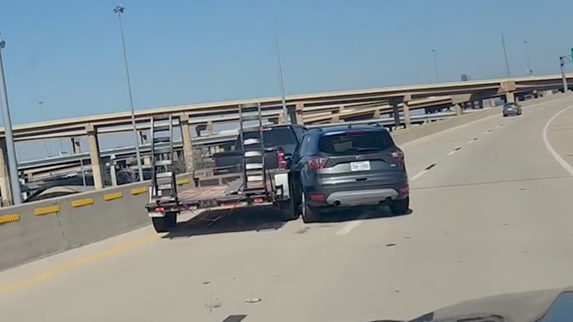 VIDEO: Truck and SUV involved in road rage incident in Dallas – WFAA.com