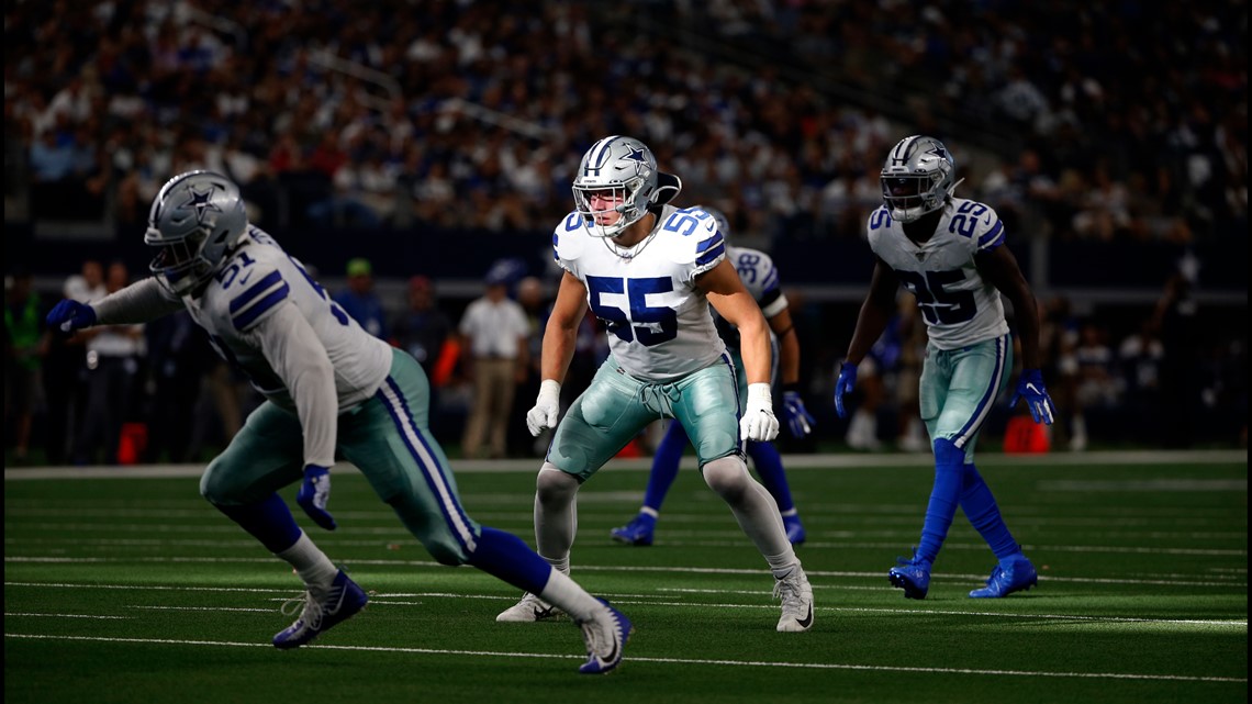 Leighton Vander Esch of Dallas Cowboys could miss game vs. Giants