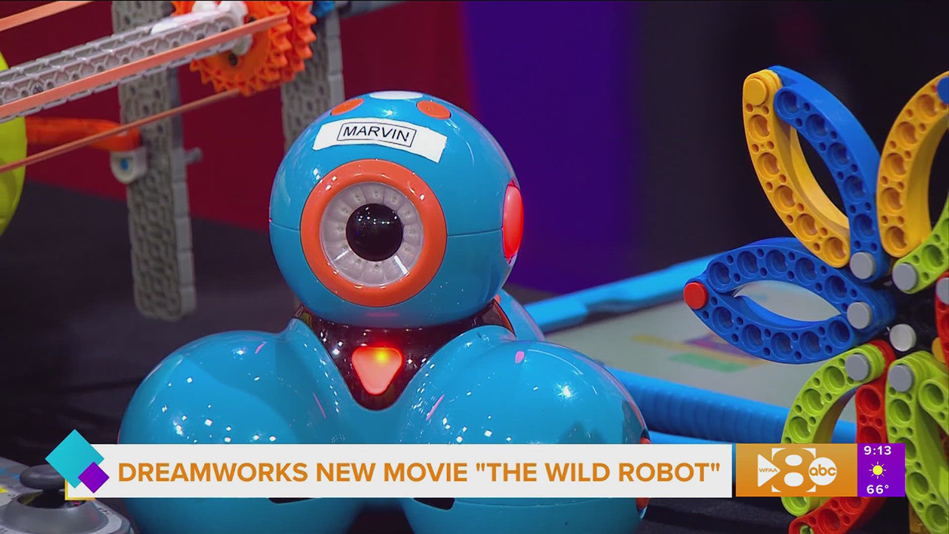 Magikid Robotics Lab joins us with robots in honor of DreamWorks new movie "The Wild Robot."