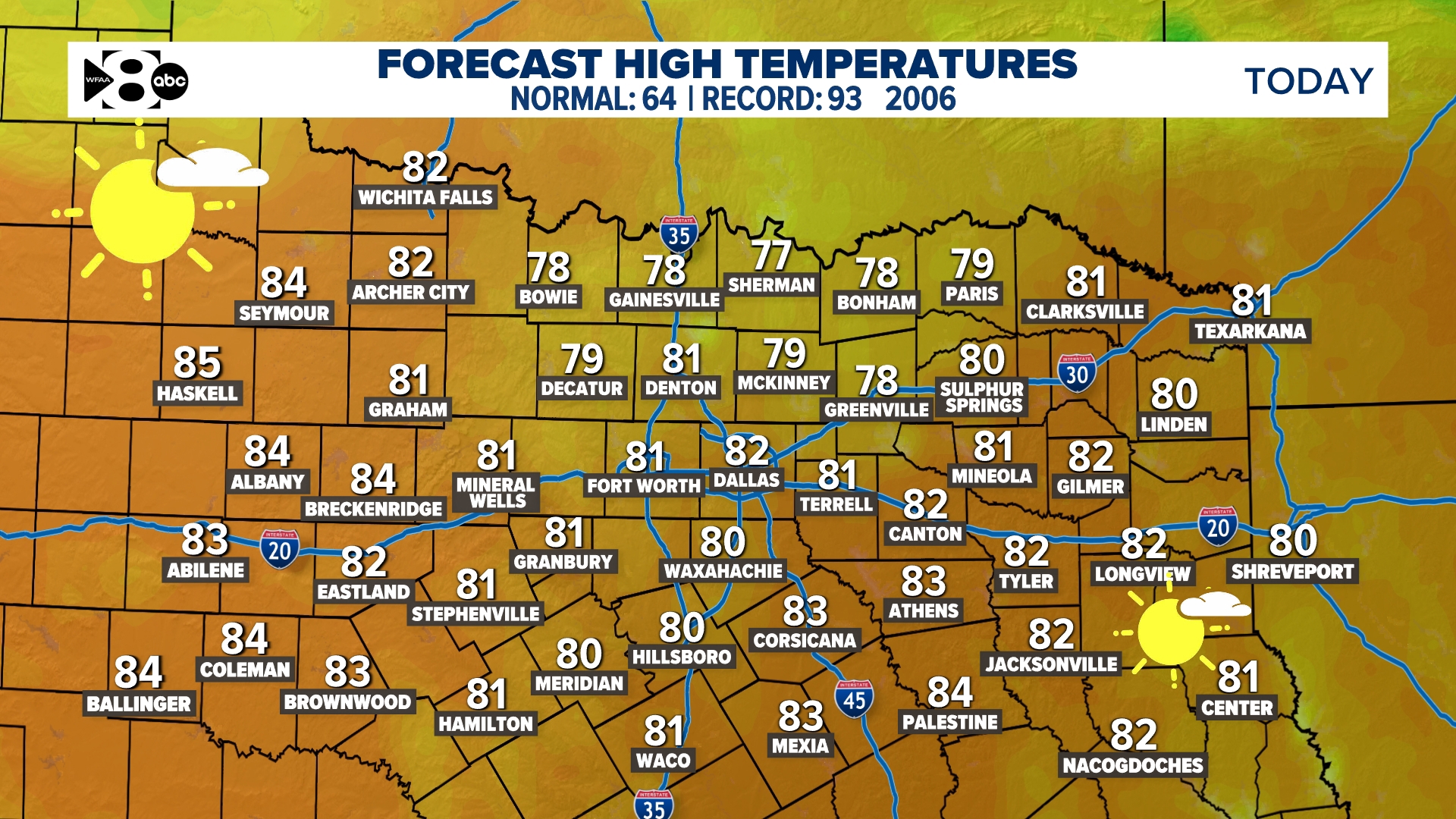 DFW Weather: Spring-like weather continues this weekend. Rain chances ...