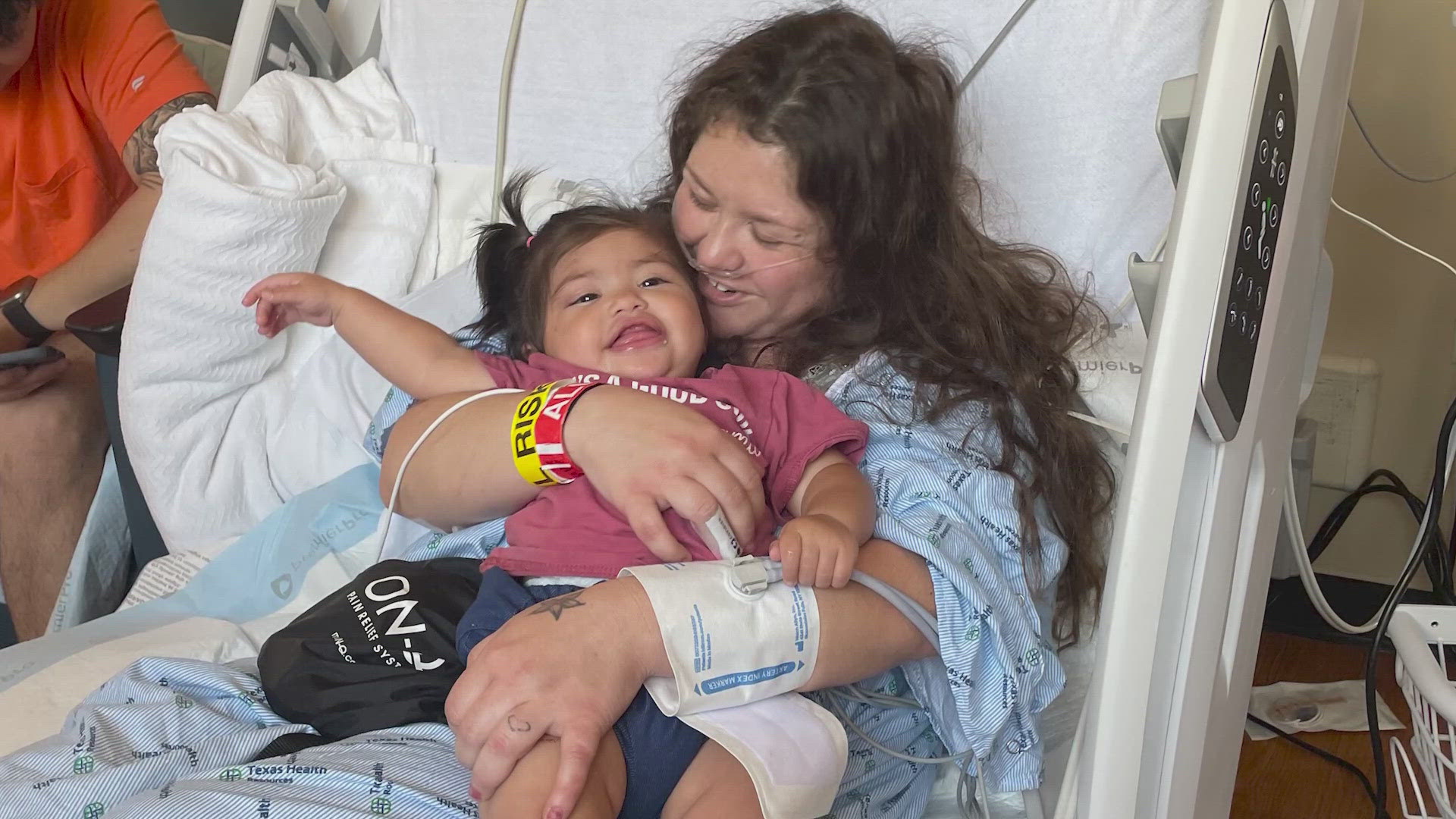 Texas mom discharged from hospital after saving her baby in Valley View  tornado