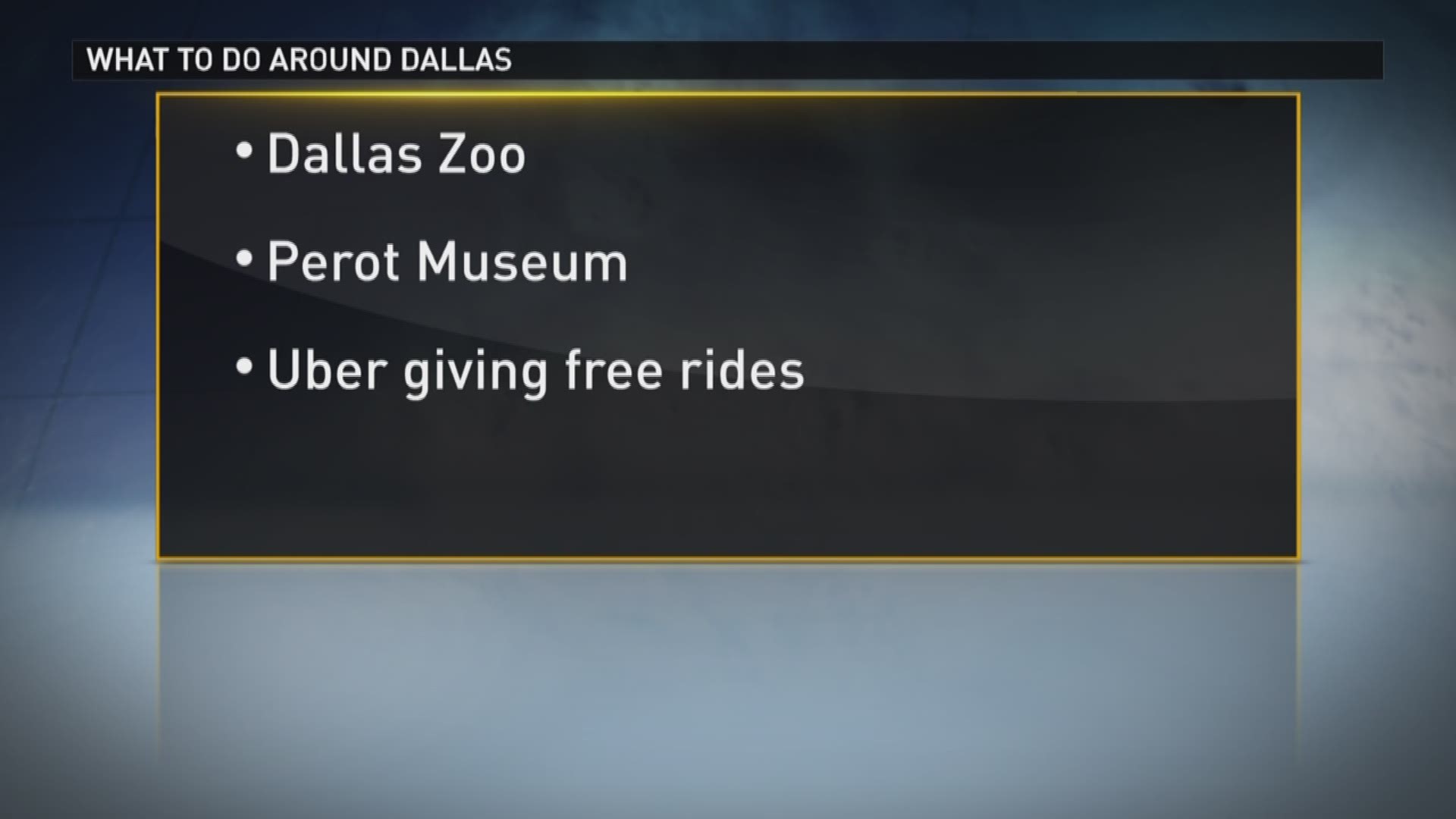 Free fun for Harvey evacuees coming to Dallas