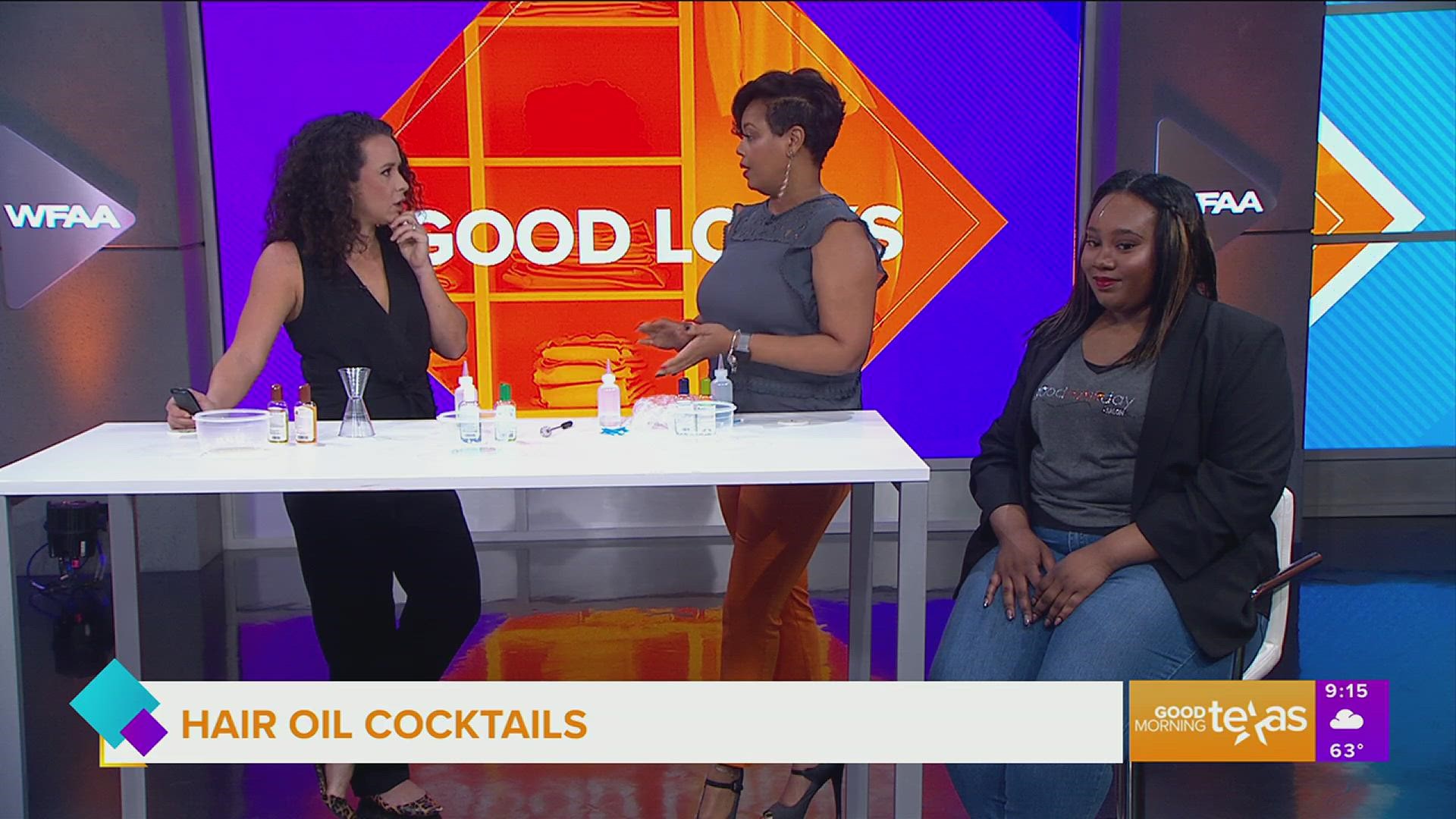 LaTarah Edmond shows us how to mix hair oils at home for hydration, damage and all hair types. Go to goodhairday.net for more information.