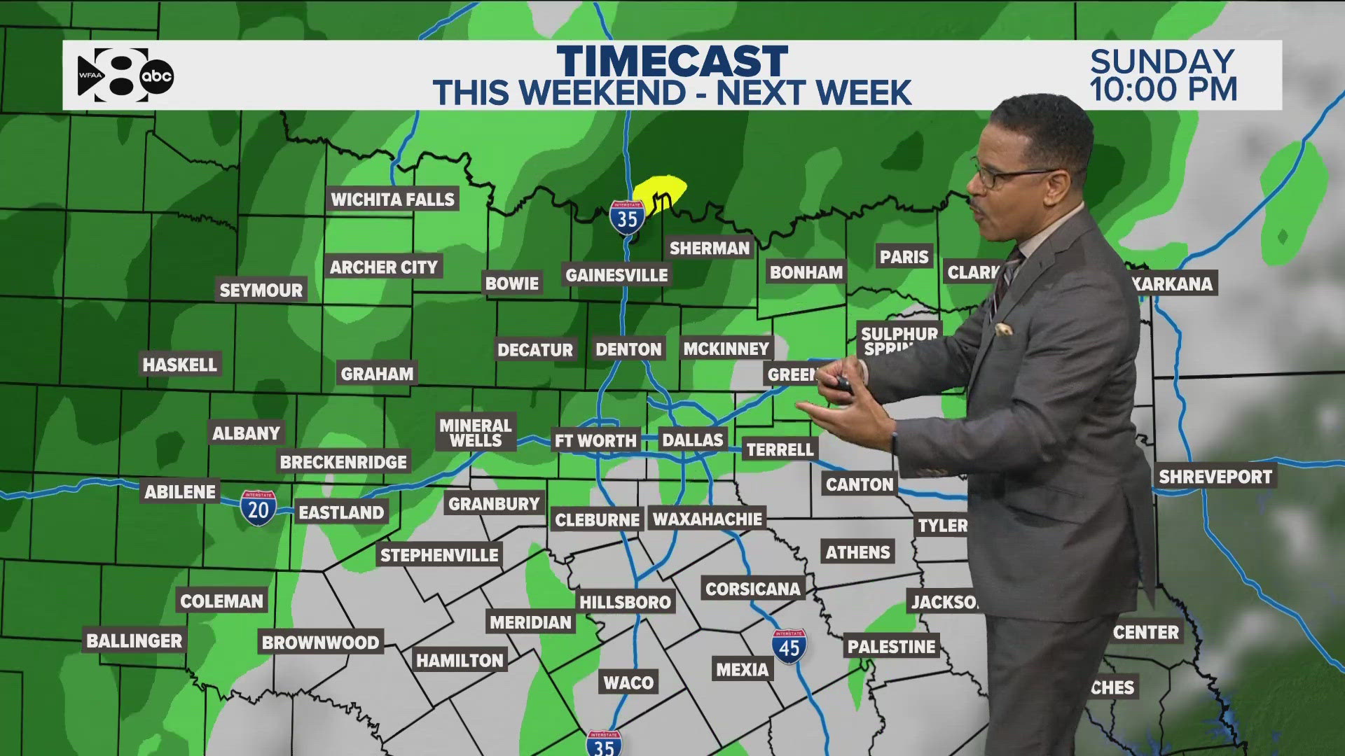 Greg Fields has a look at the weekend rain chances and timeline.