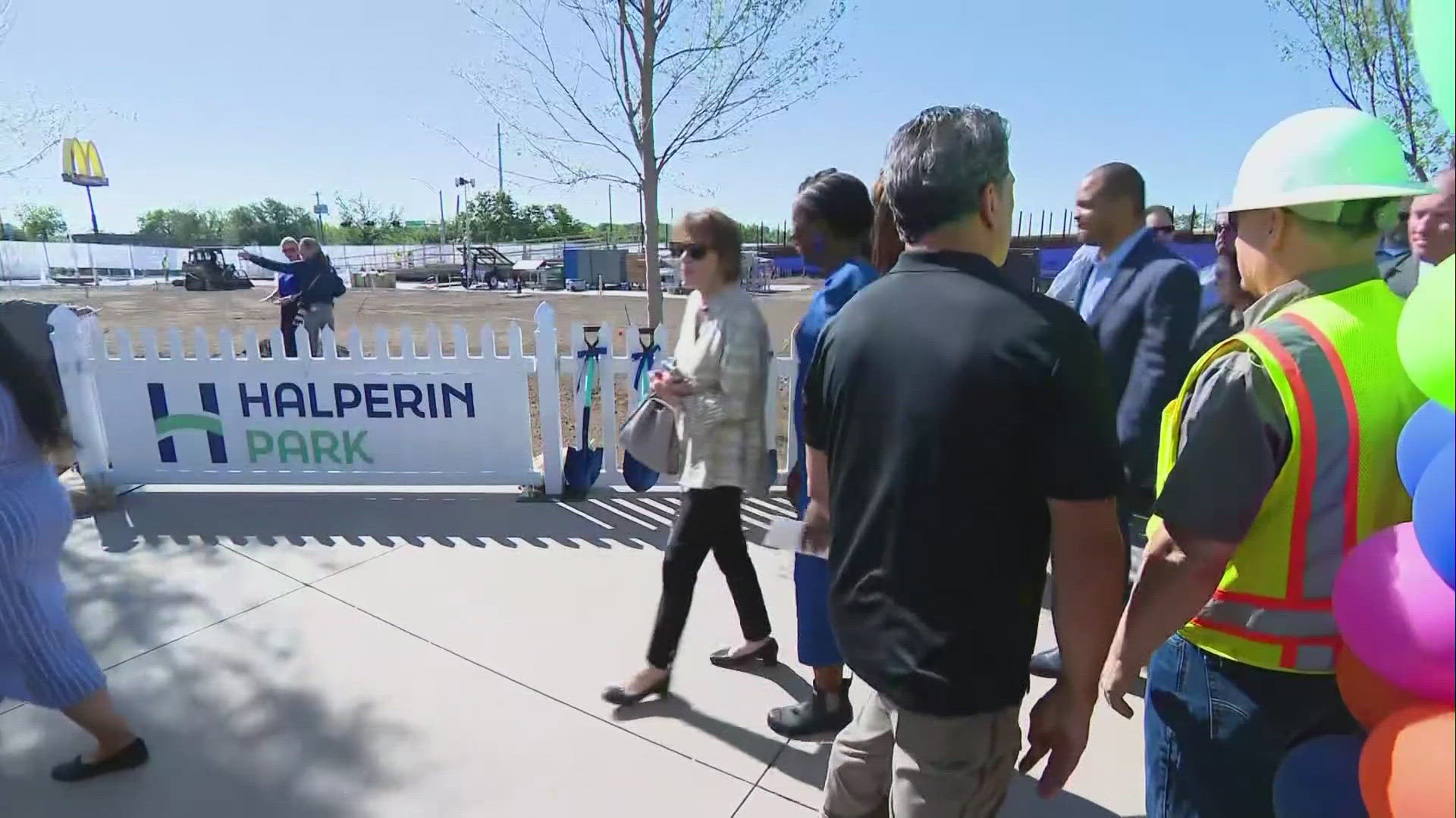 Halperin Park will feature a pavilion, children's playground and outdoor classroom space.