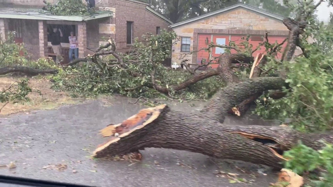 Tolar, Texas sees damage and power outages after strong storm