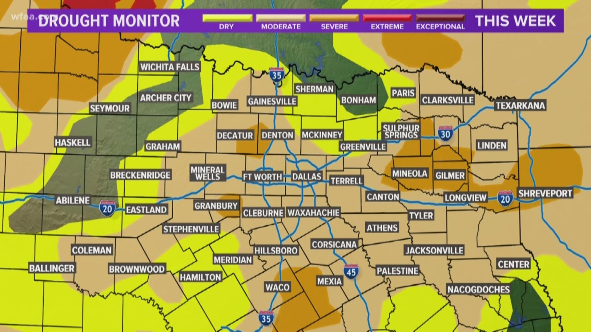 Drought conditions have prompted burn bans across North Texas ahead of Fourth of July.