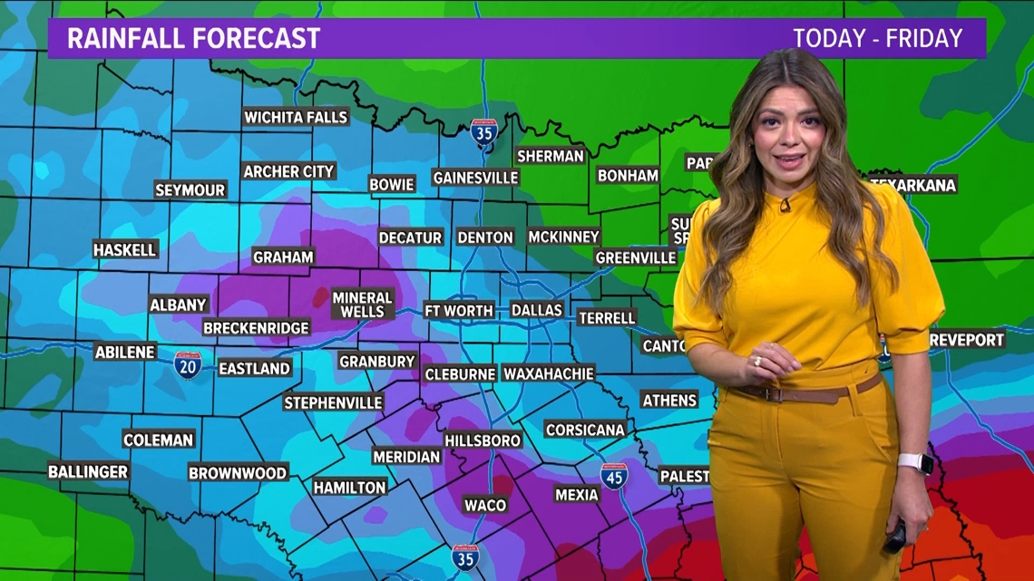 Weather update: How long the rain is expected in North Texas | wfaa.com