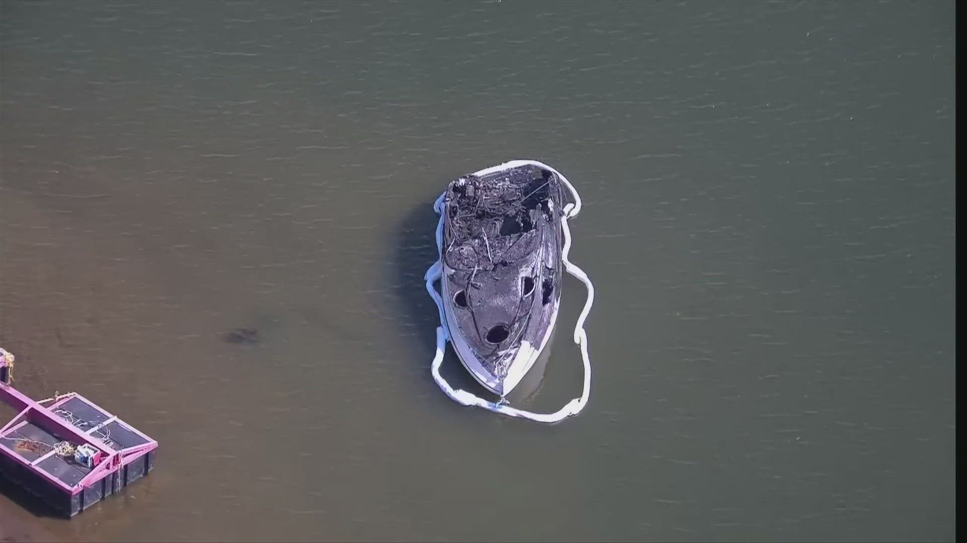 Four boats were burned beyond repair in the fire and another six were damaged.