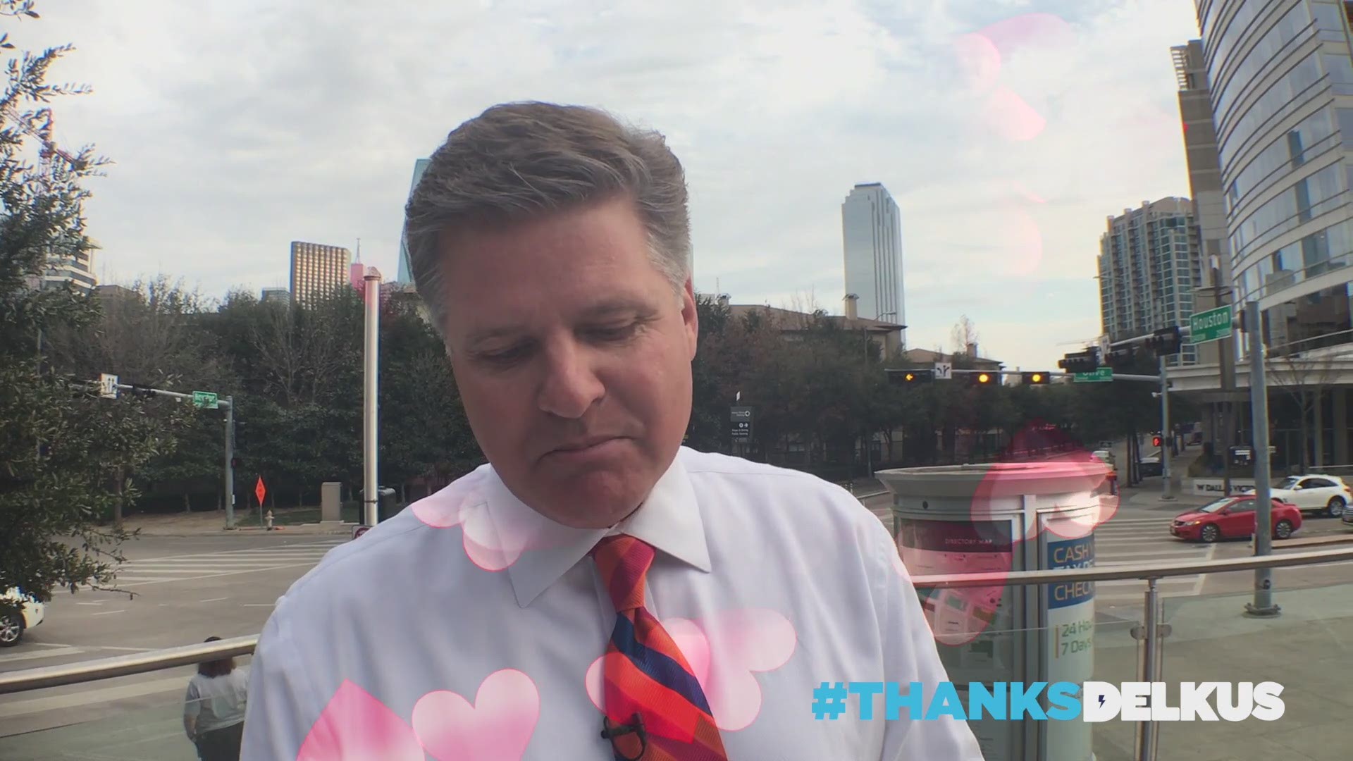 WFAA's Pete Delkus reads Valentine's messages submitted by WFAA Facebook friends. #ThanksDelkus