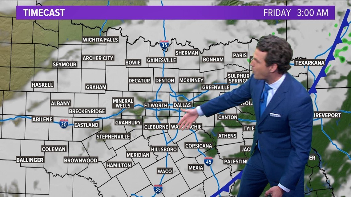 DFW Weather: Latest timeline for the next rain chances and cooler temps ...