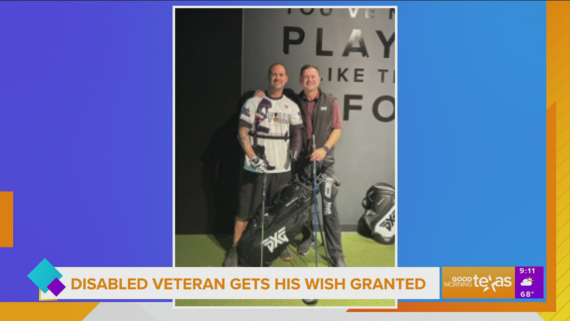 Sergeant Leonard Anderson shares his story and how having his wish granted allowed him to enjoy his favorite sport. Go to pxg.com for more information.