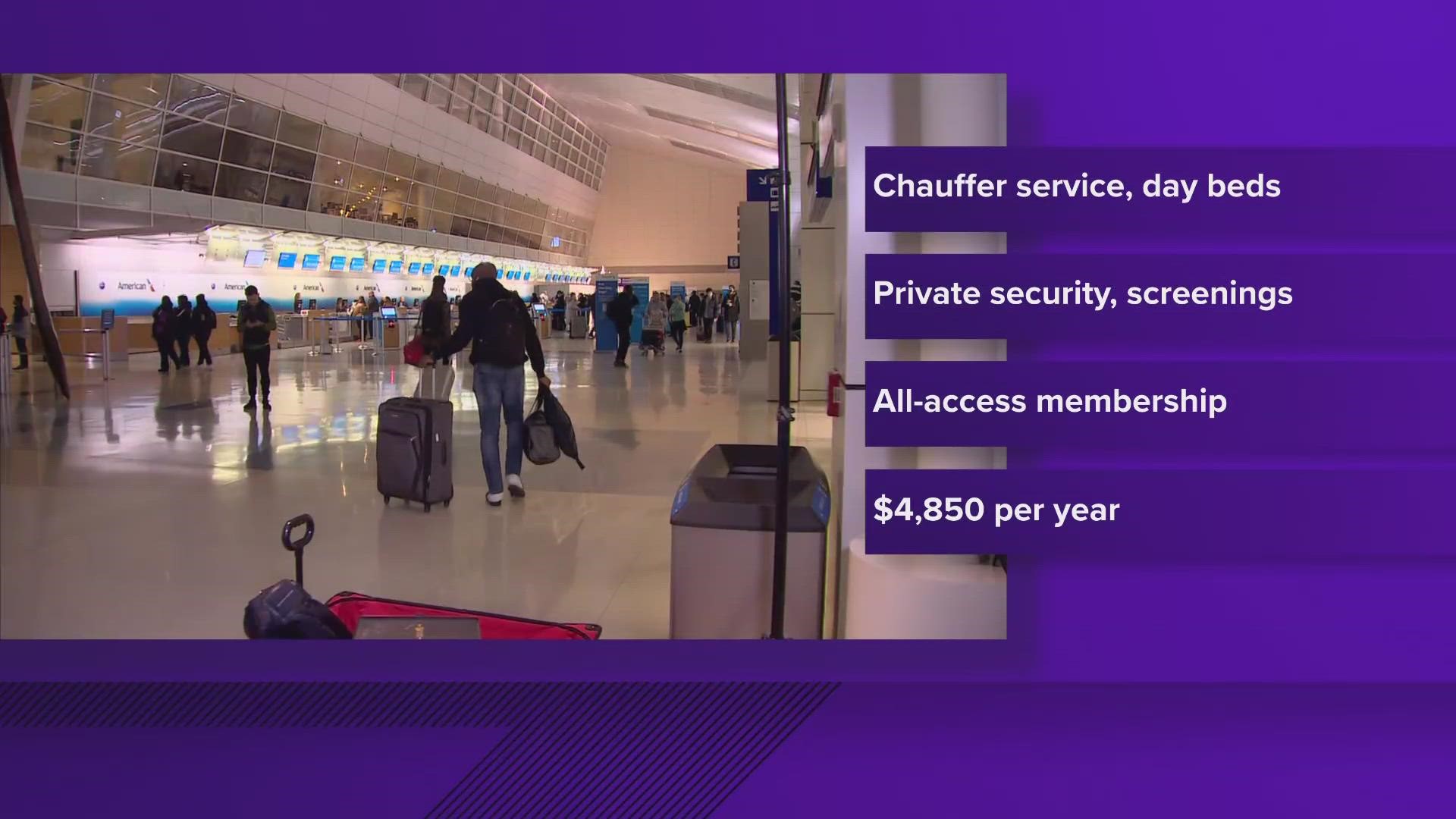 DFW Airport will become the third location for luxury terminal operator PS VIP Services.