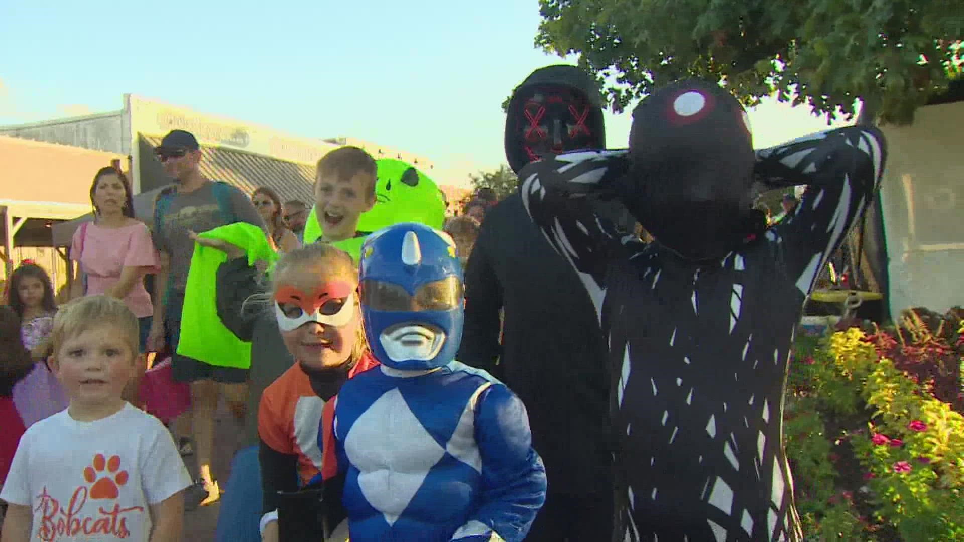 Crowds packed downtown Celina for the annual Beware! of the Square event Saturday afternoon.