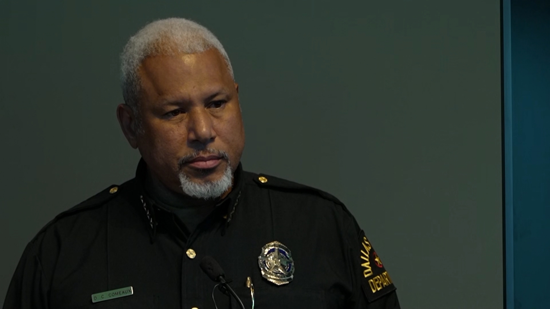 Dallas Police Department held a press conference after an officer-involved shooting in Deep Ellum.