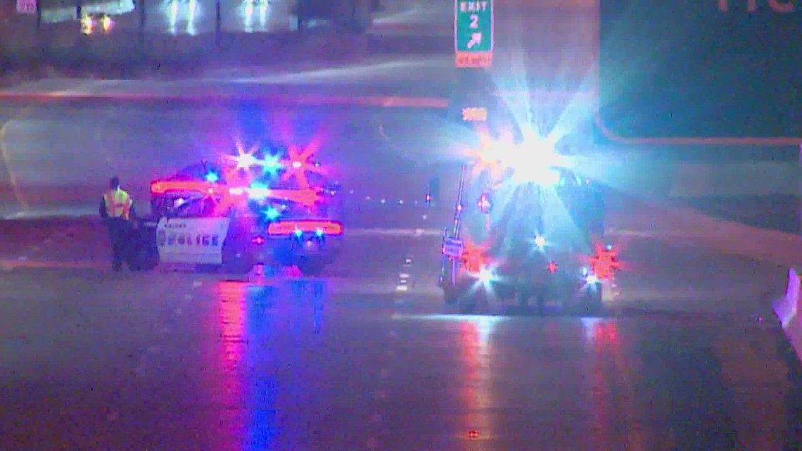 Dallas Police Car Hit On U.S. 75 In Dallas; Officer OK | Wfaa.com