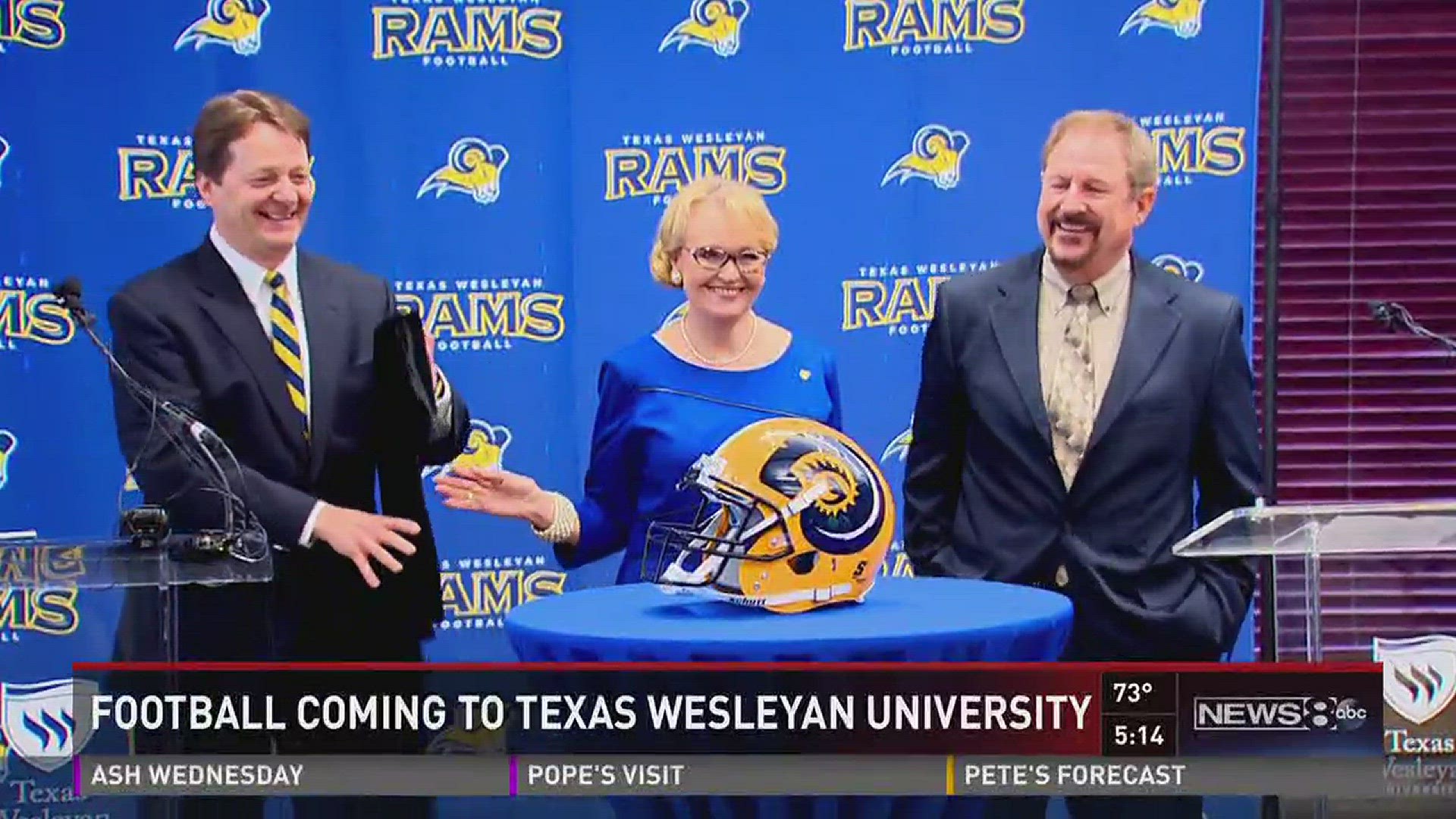 Fort Worth's Texas Wesleyan University has been without a football team for 75 years, but that will soon change. Lauren Zakalik reports.