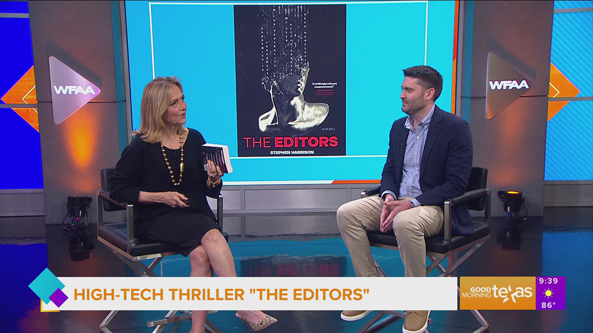 Dallas-based tech writer Stephen Harrison walks us through his new high-tech thriller, The Editors.