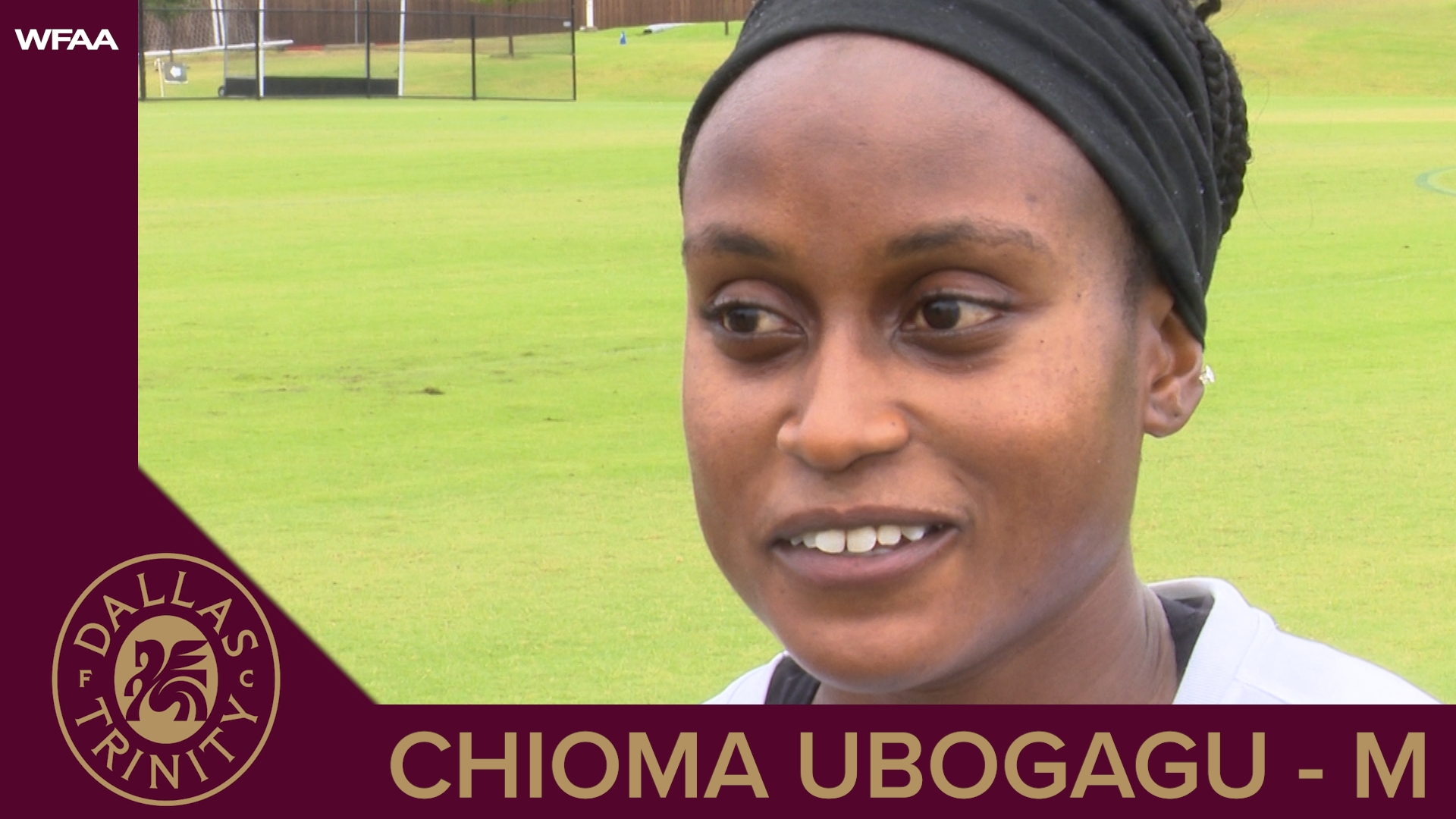 WFAA spoke one-on-one with Dallas Trinity FC midfielder Chioma Ubogagu.