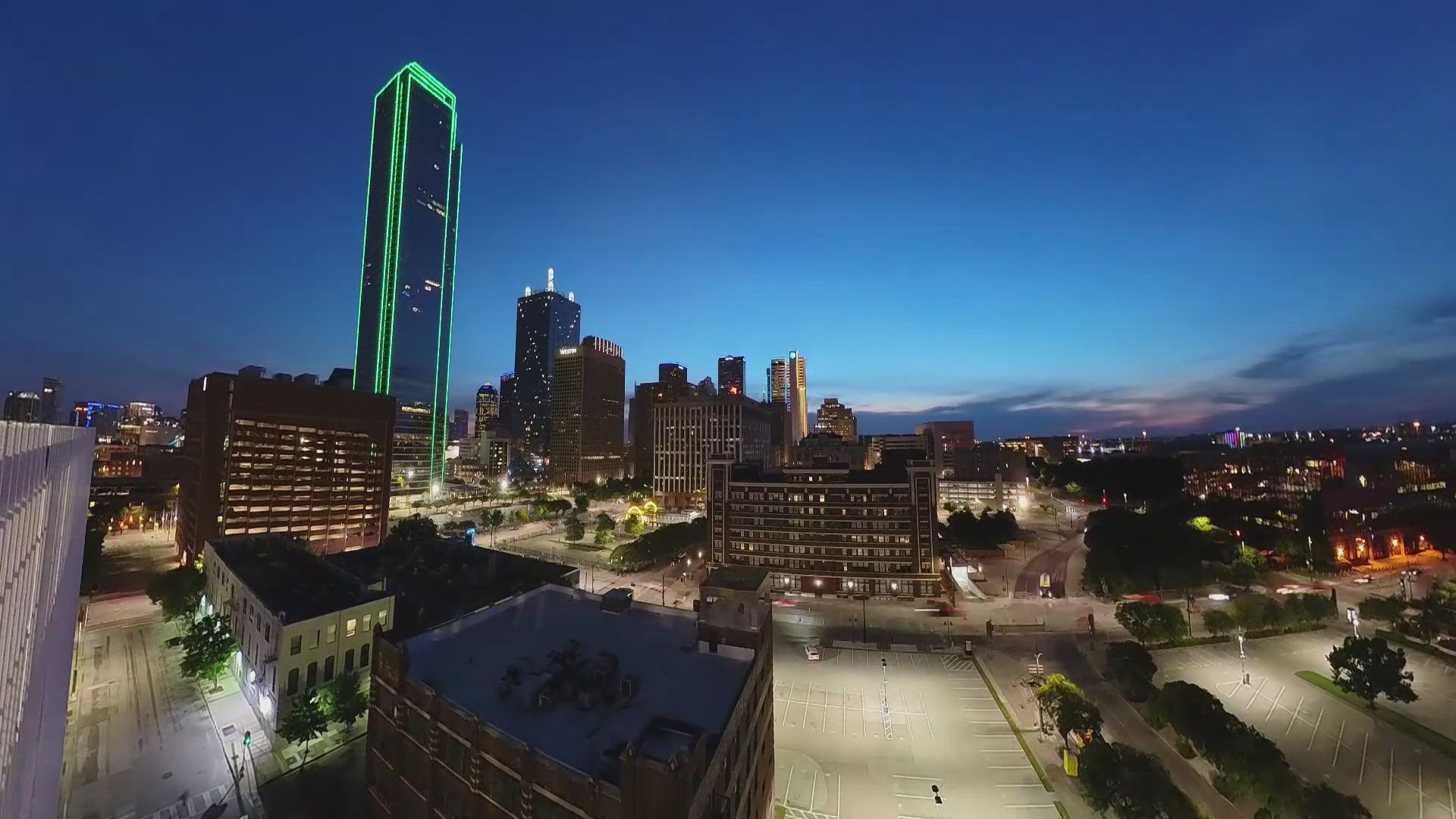 A study found some businesses had already relocated and others, including AT&T, would move from the business district without improvements made.