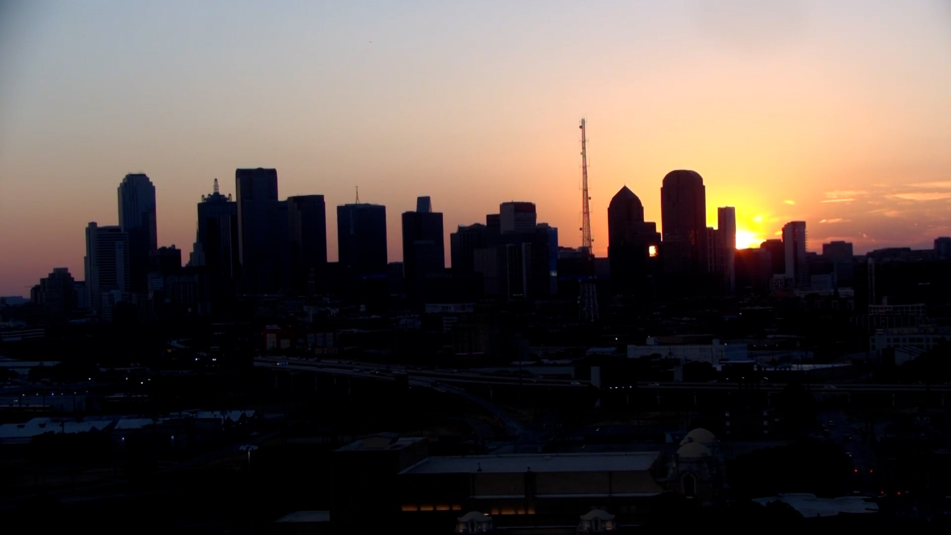 Watch a 1-minute timelapse of Downtown Dallas from August 14, 2023.