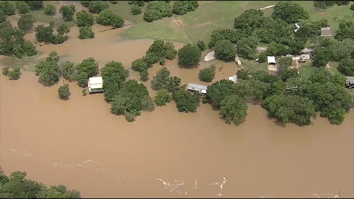 Gallery Brazos River floods Horseshoe Bend in Parker County