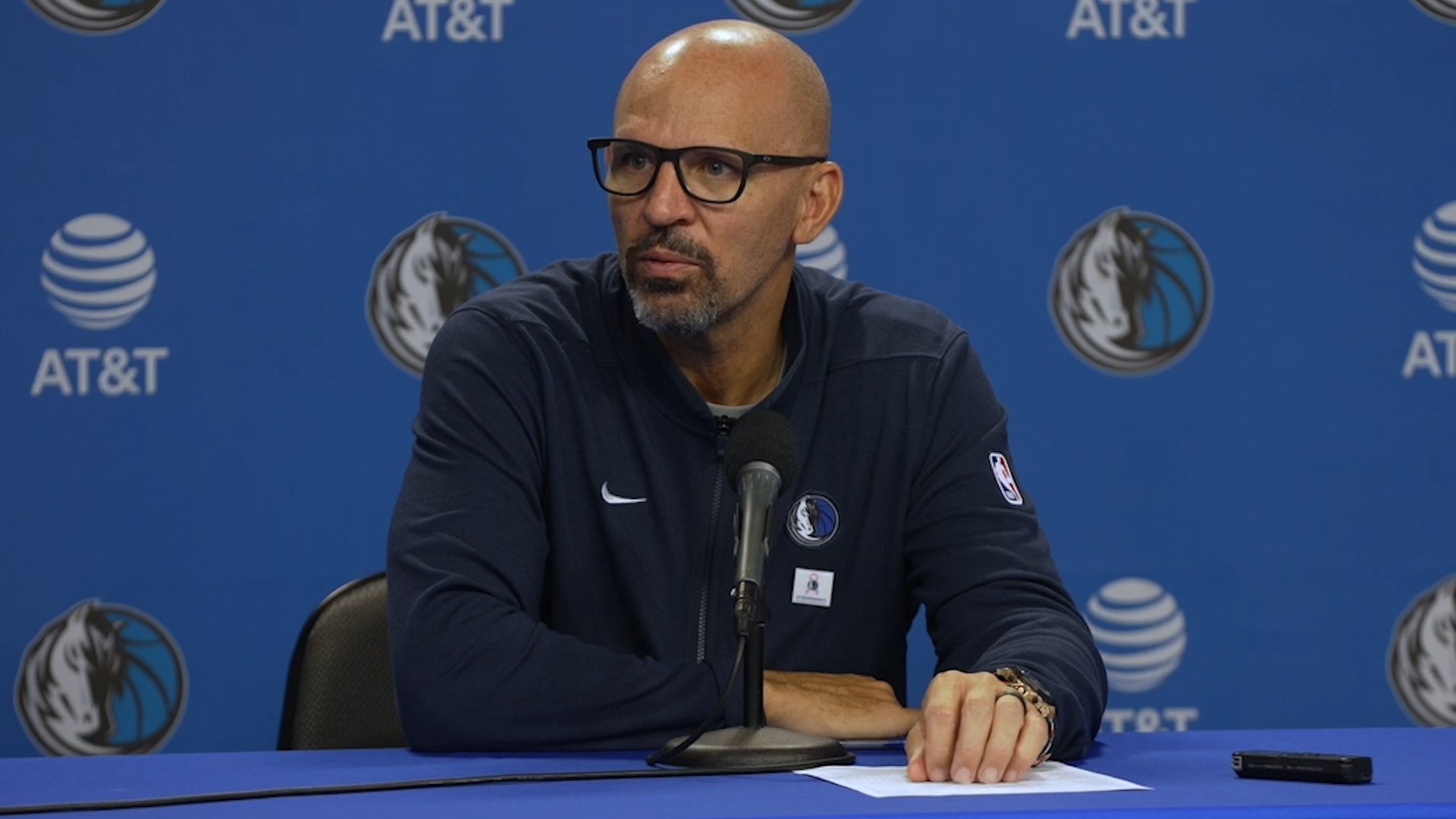 The Dallas Mavericks lost to the Toronto Raptors 127-116 on Nov. 8, 2023. Here is Mavs Head Coach Jason Kidd's media interview after the game.