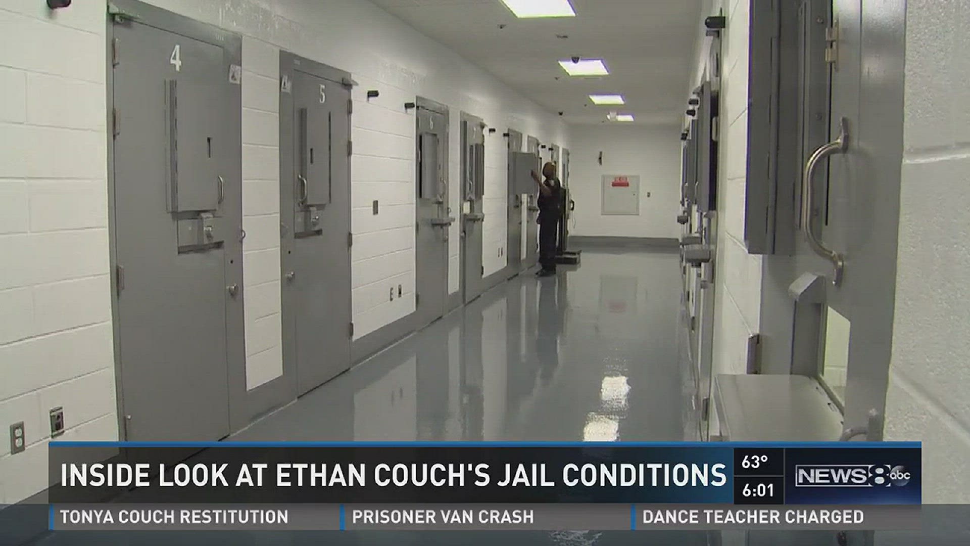 Reporter Jim Douglas takes us inside the jail where "affluenza" teen Ethan Couch is being held after violating his murder case probation.