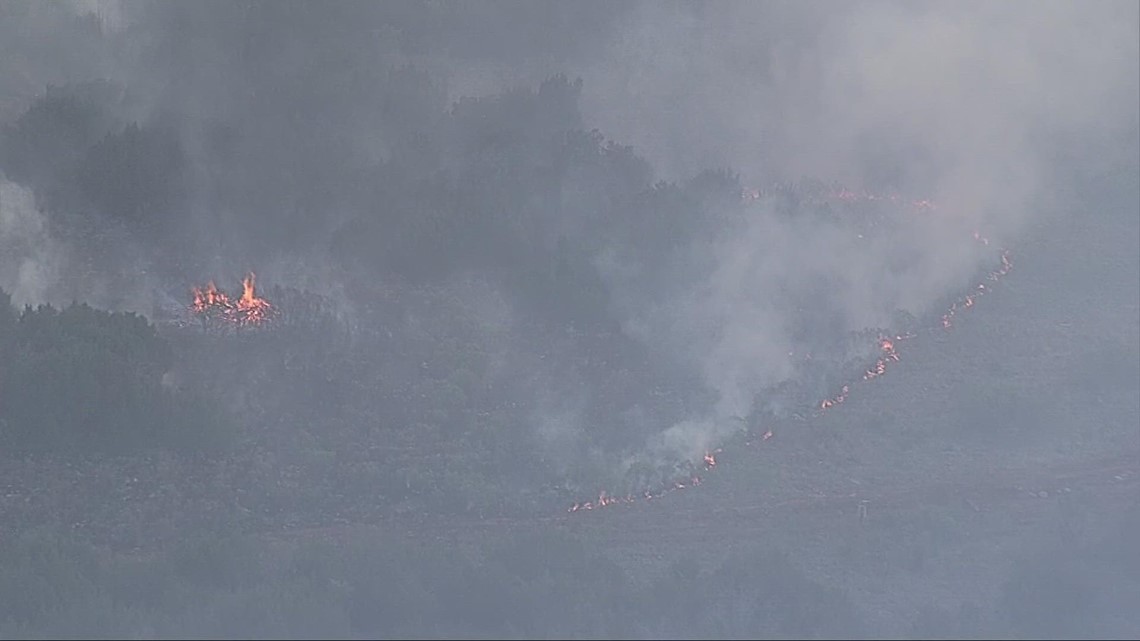 Fire Crews Battling Large Wildfire In Palo Pinto County 6375