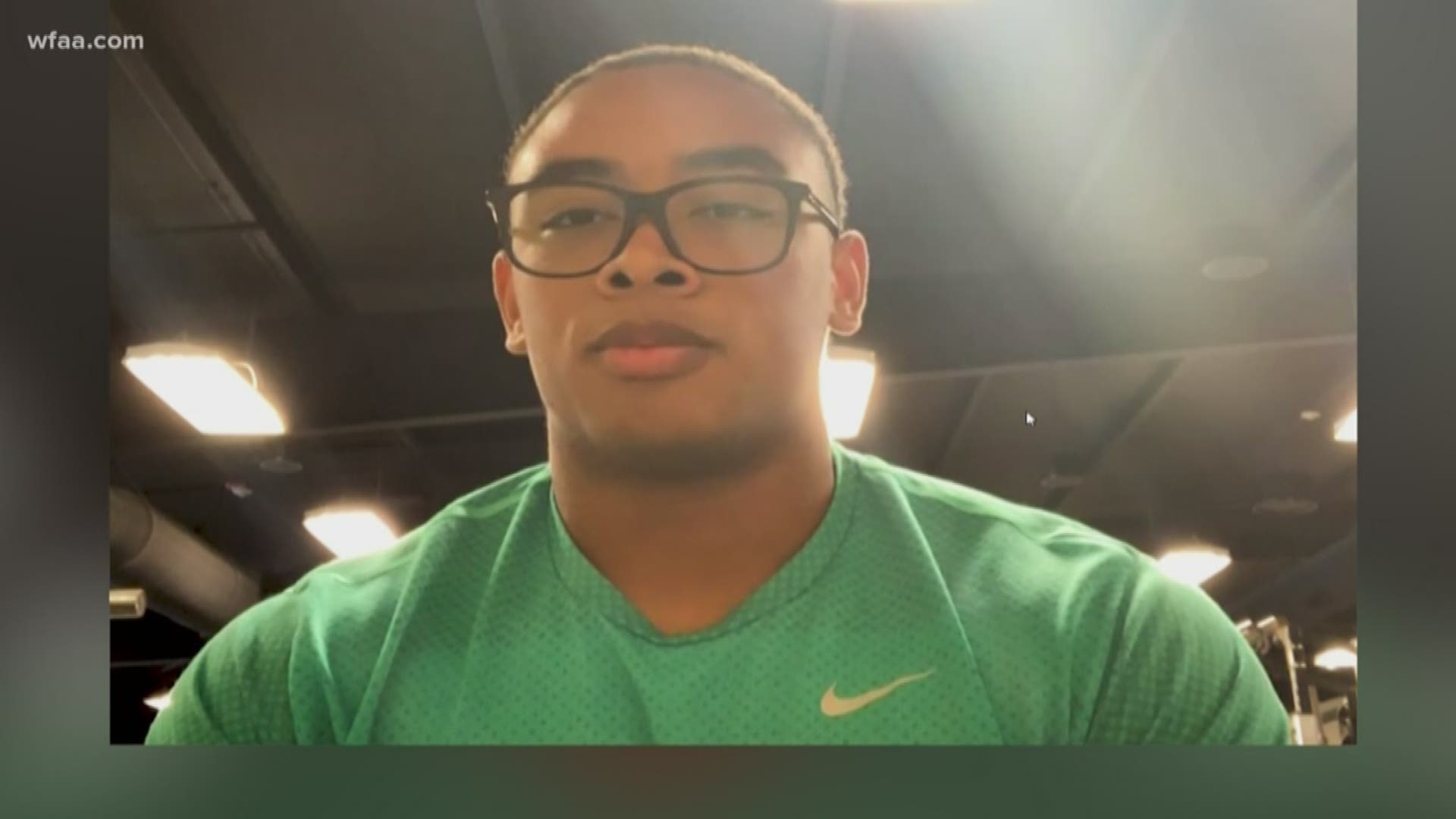 'I feel honored and humbled': Antonio Montez is among four students to receive a scholarship in memory of the young accountant killed by a Dallas police officer.