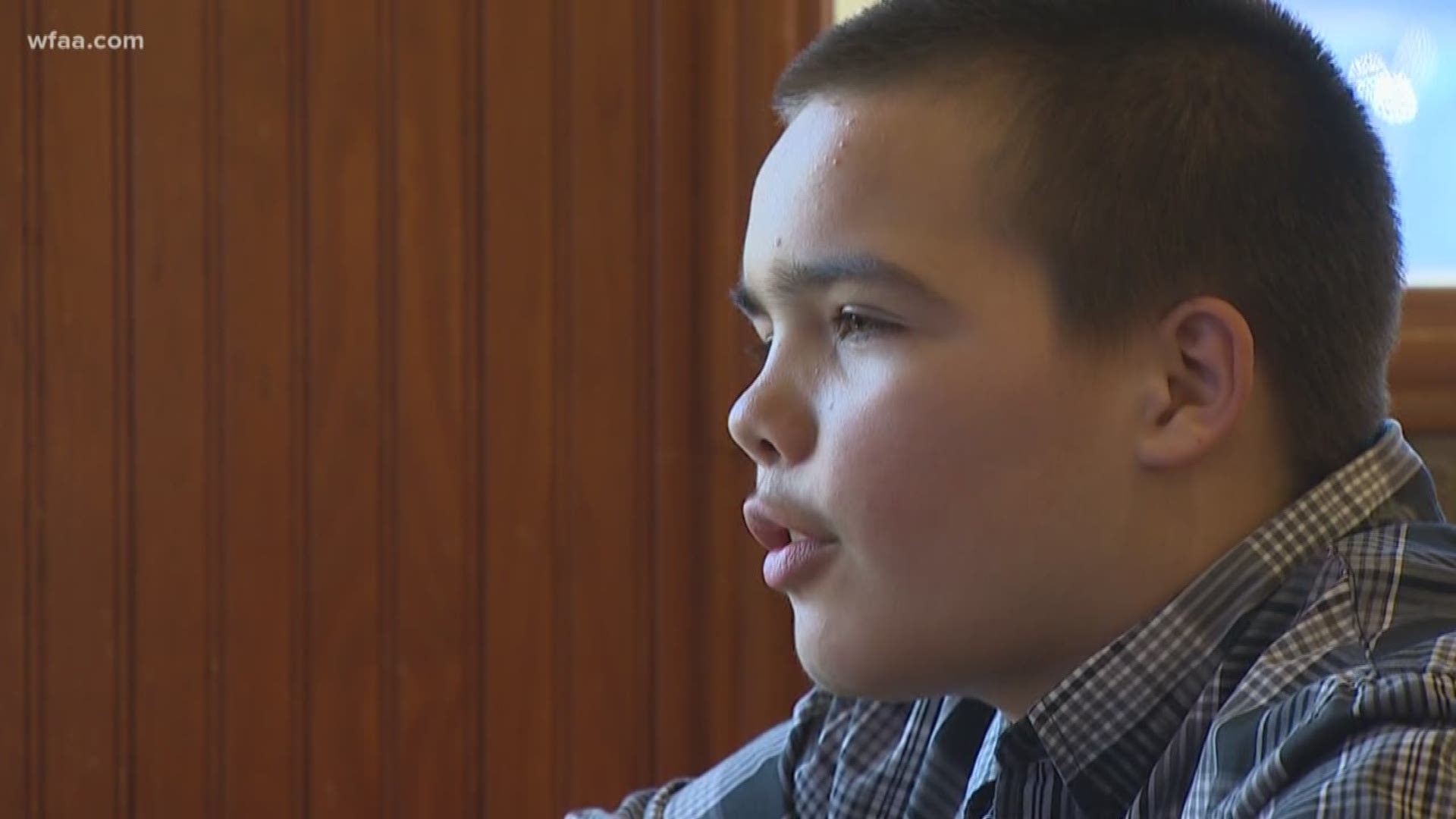 Wednesday's Child 13-year-old Jason shares sweet outlook on life 