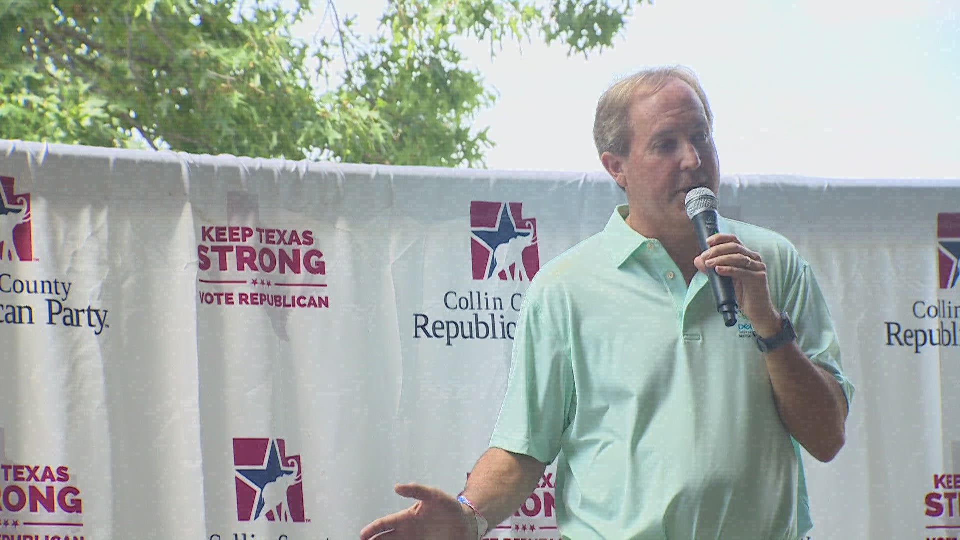 The Collin County GOP picnic in Plano was scheduled three days before Paxton's impeachment trial begins in Austin.