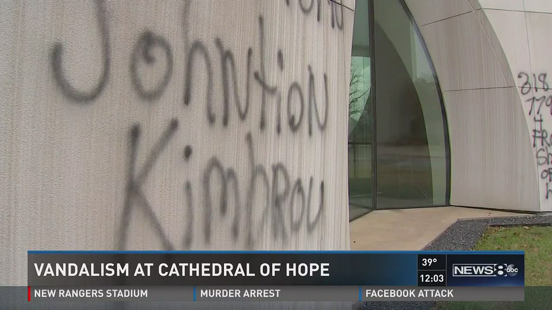 Cathedral of Hope chapel vandalized with kitty porn  wfaa com 