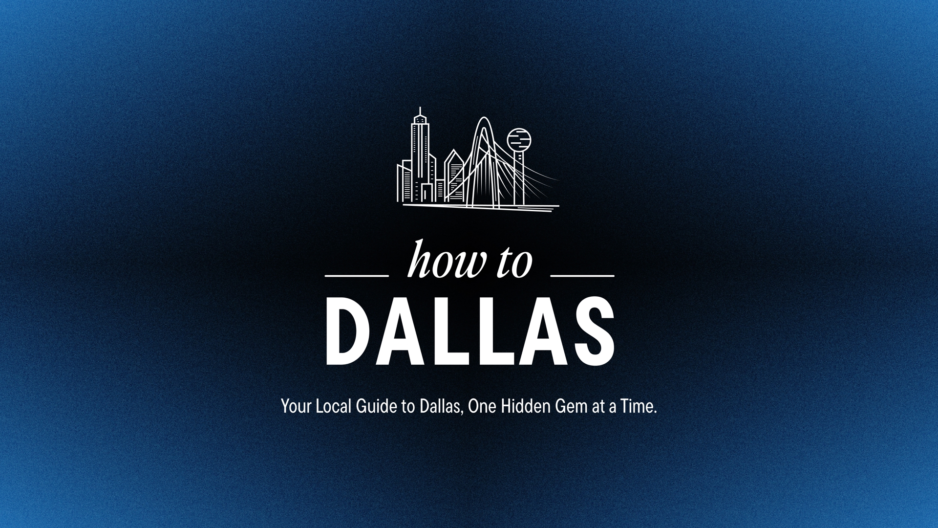 Dallas can be an intimidating place — especially when you're new around here. How do you even begin to feel settled around here? This new app is here to help.