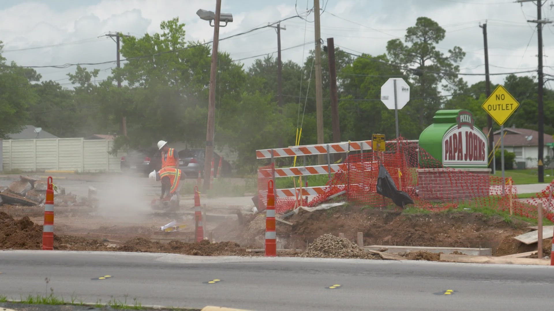 Part of Pipeline Road has been torn up for two years, and the project has been hit with several frustrating delays.
