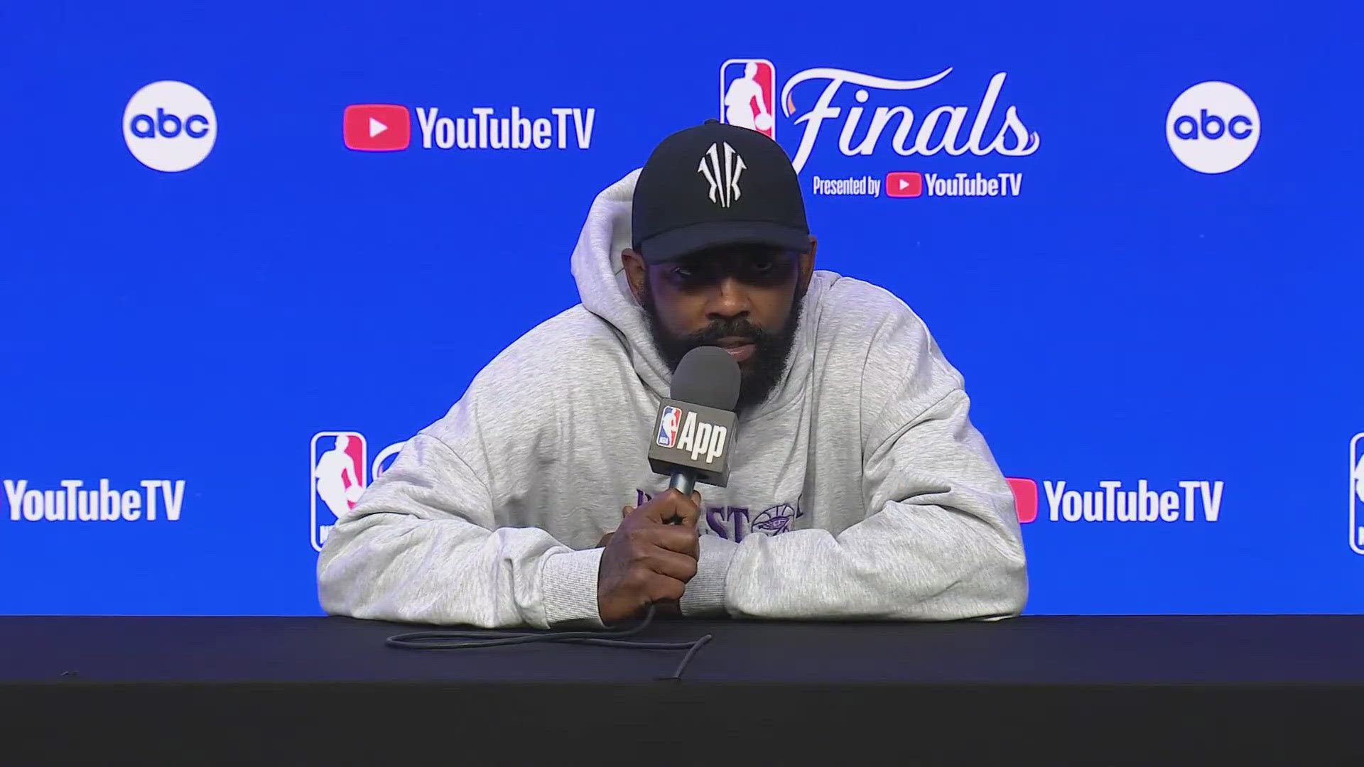 Kyrie Irving speaks on what it's like being back in Boston, and how he and his teammates are grounding themselves ahead of Game 5 of the NBA Finals.