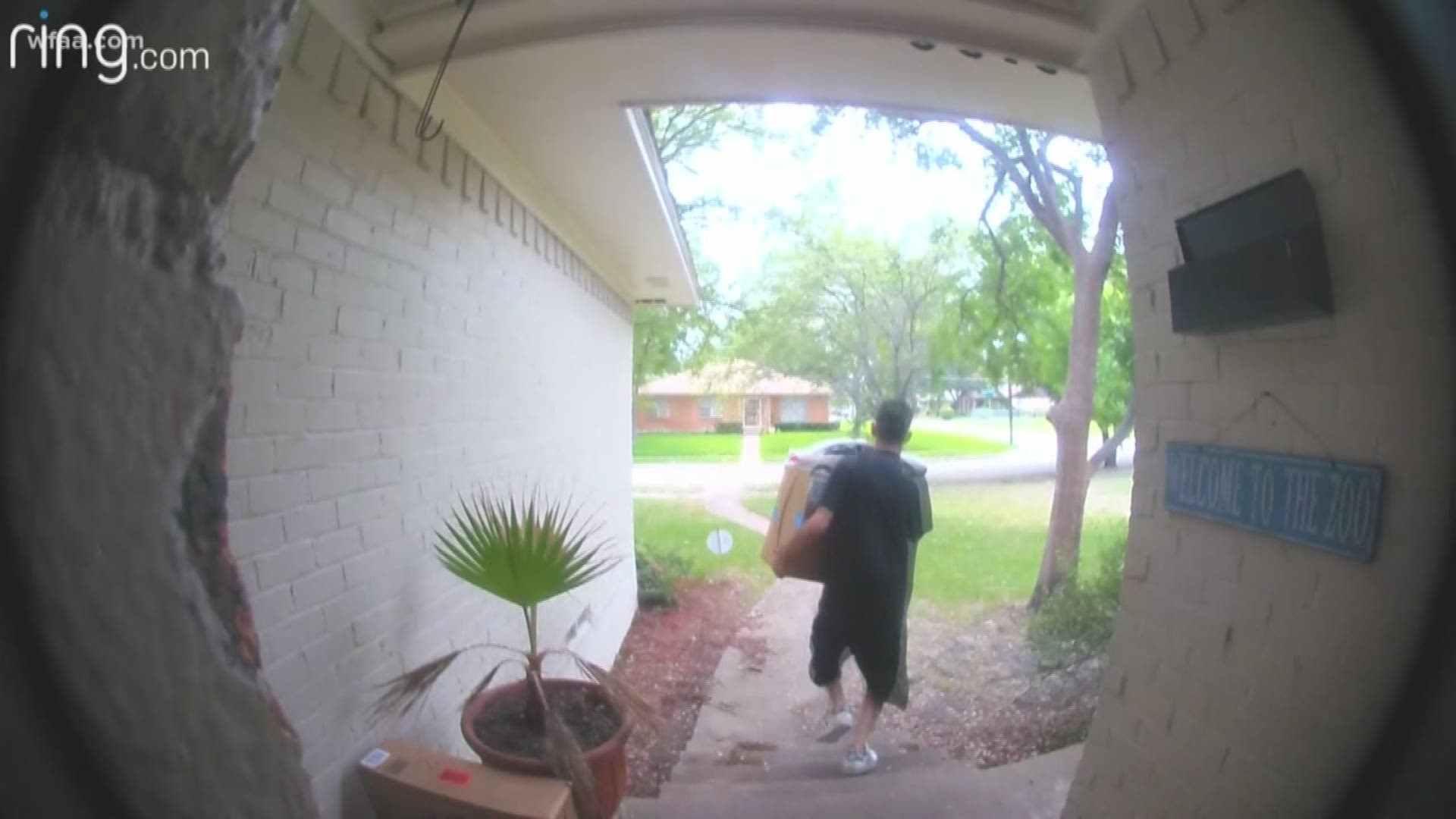 Tracking system follows porch pirates
