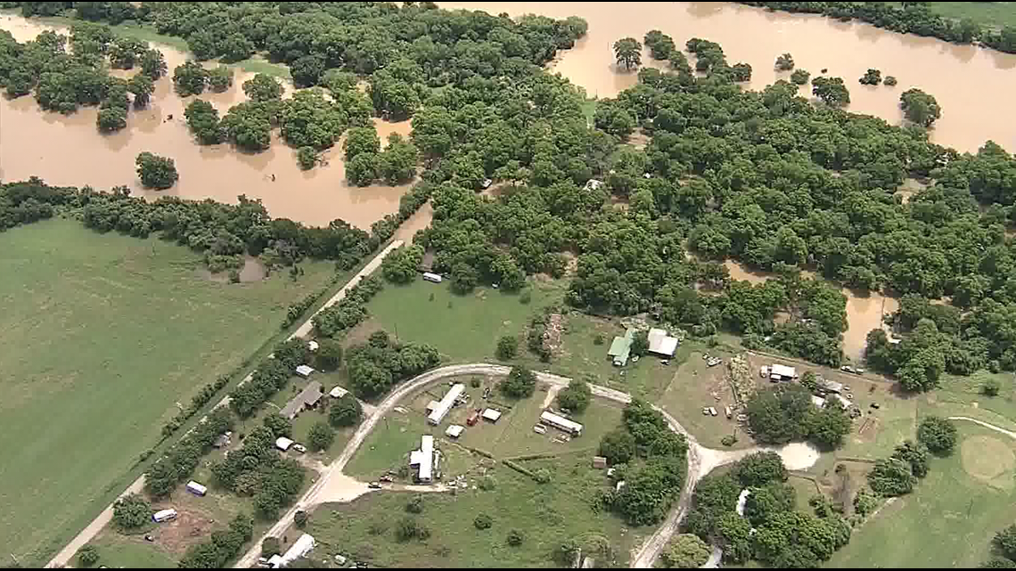 Gallery Brazos River floods Horseshoe Bend in Parker County