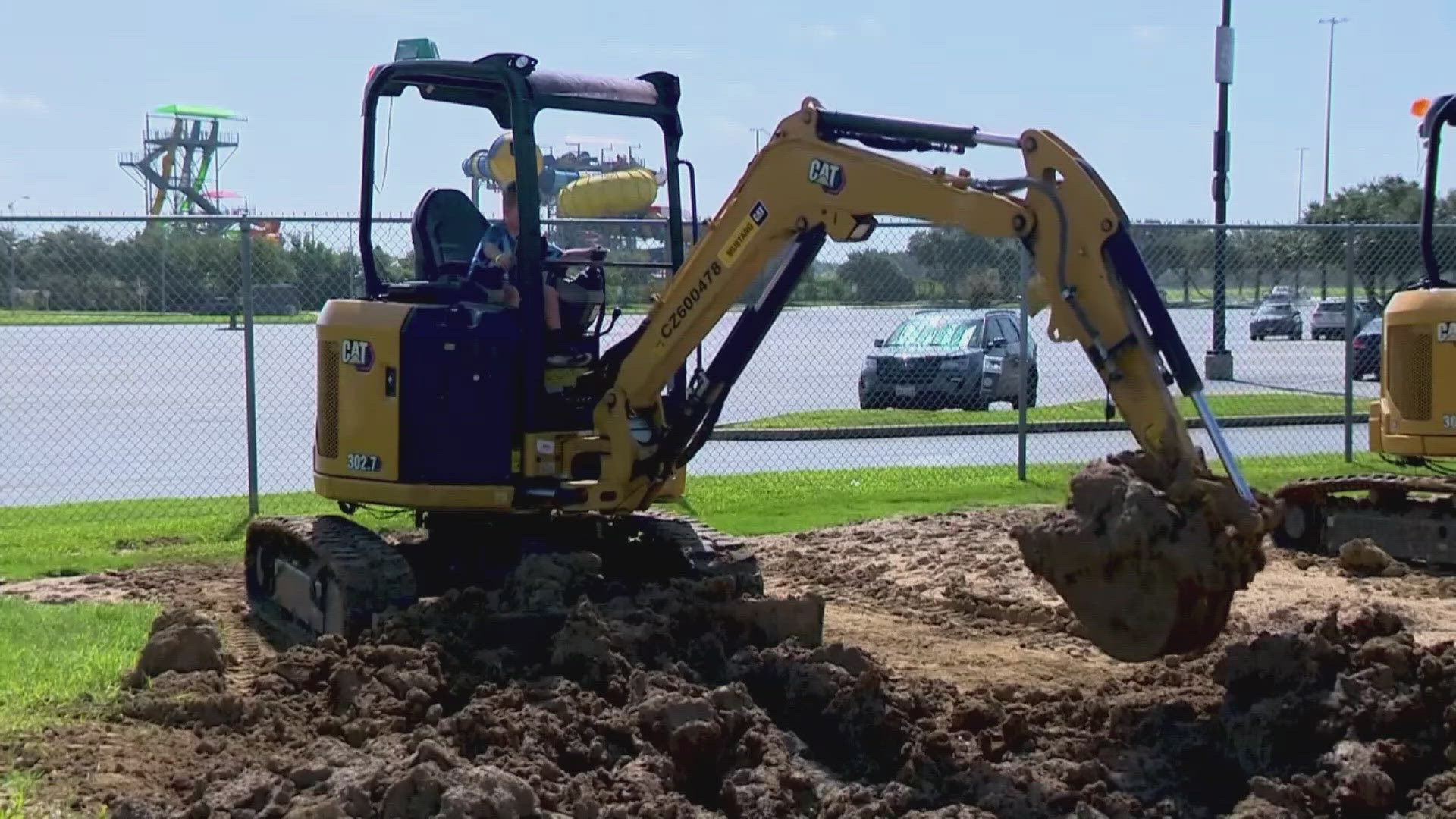 Construction-themed park will feature Dude Perfect-branded trick-shot attractions.