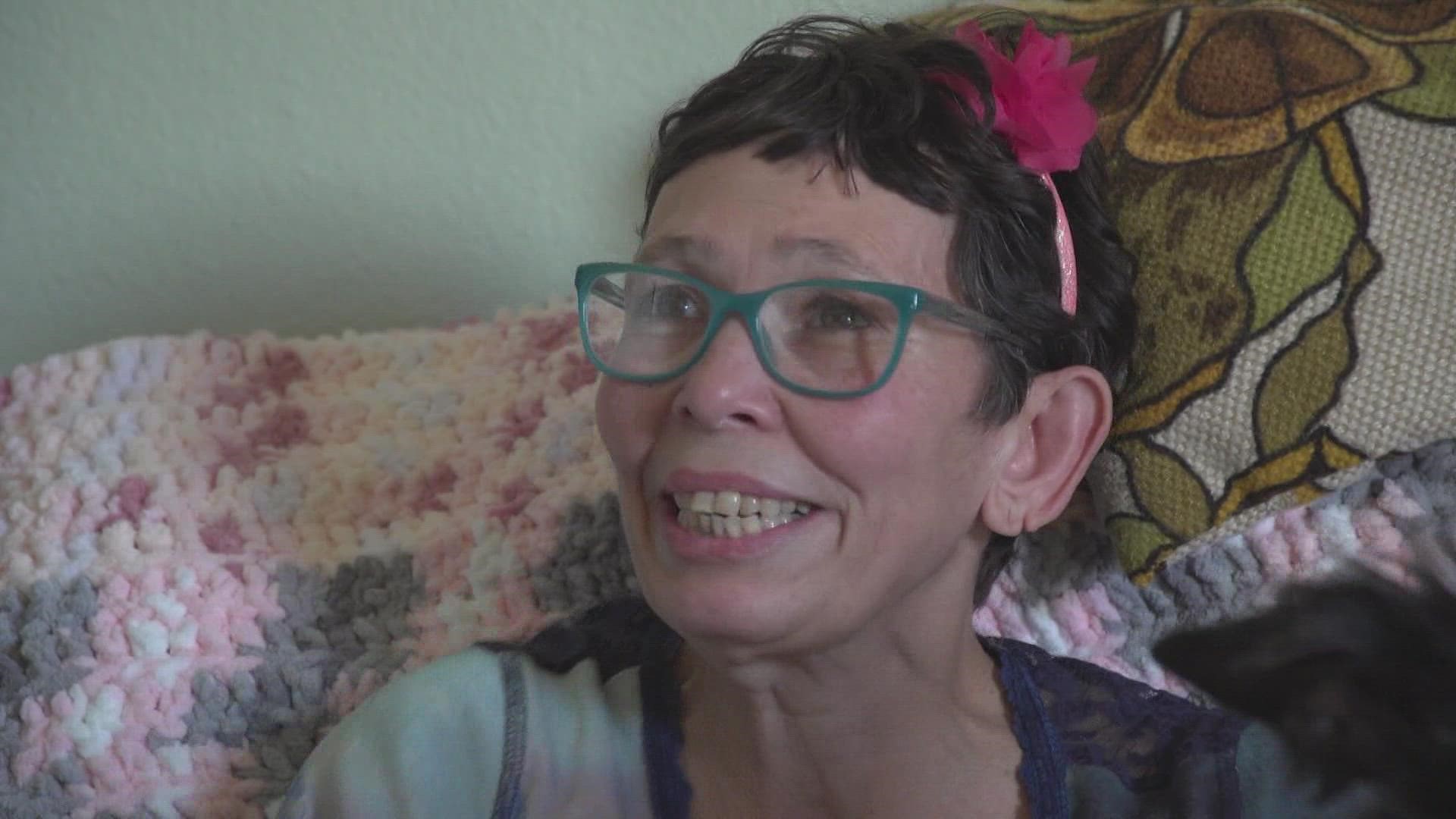Her life changed forever thanks to DNA test that reunited her with her long-lost family.