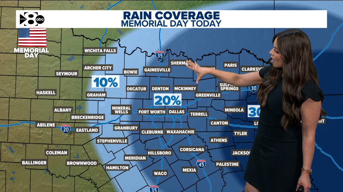 DFW Weather: Warm, humid and unsettled weather pattern through Memorial ...